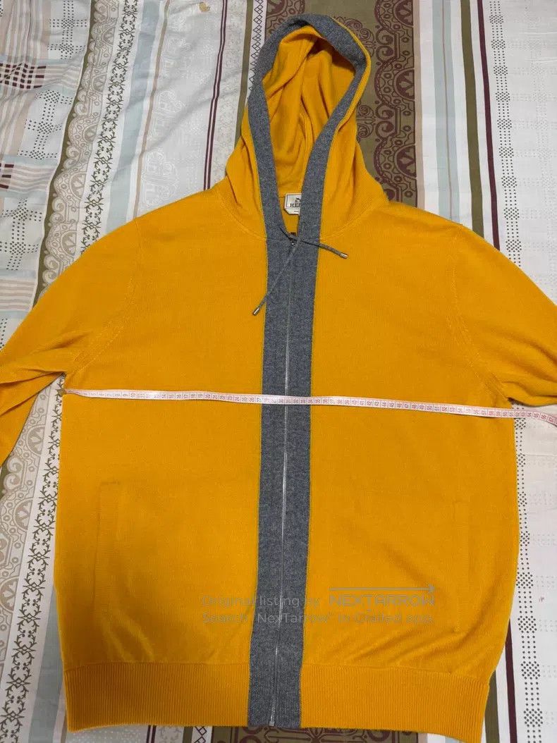 Hermes Hermes Cashmere overcoat, cashmere hooded cardigan Size US XXL / EU 58 / 5 - 4 Thumbnail