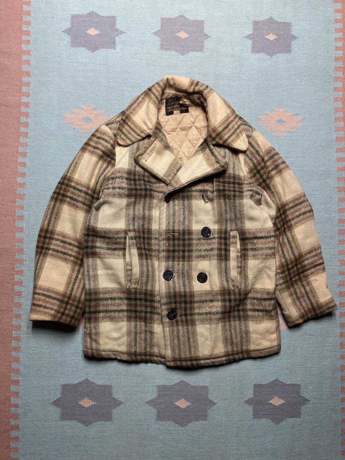 Sears × Vintage 60s wool mackinaw jacket sears insulated double breasted 40 Size US L / EU 52-54 / 3 - 1 Thumbnail