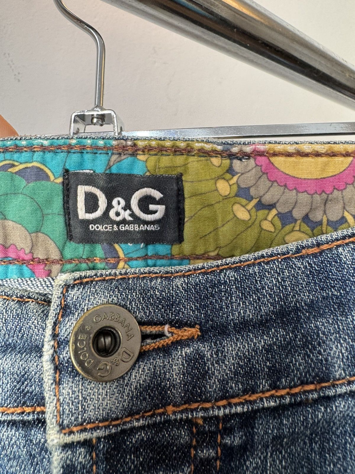 Dolce & Gabbana Step Back into Y2K Glam with this Vintage D&G Mini Skirt! Size 26" / US 2 / IT 38 - 2 Thumbnail