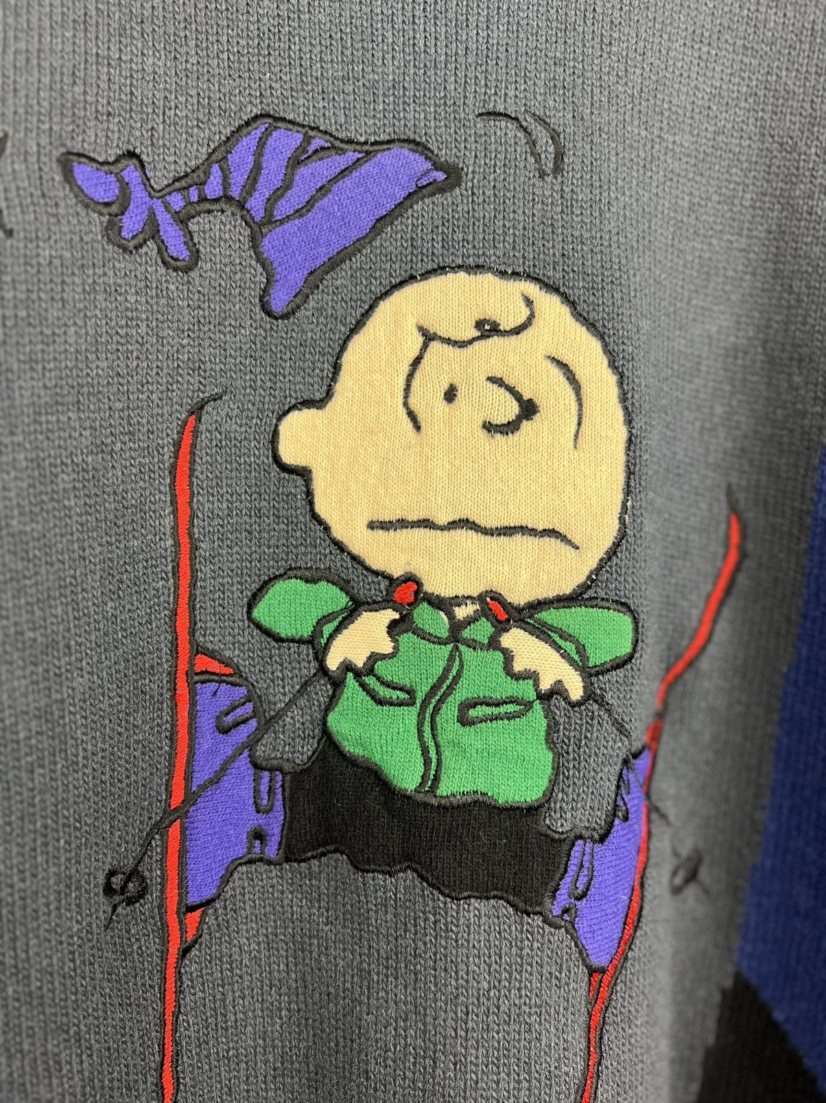 Jean Charles De Castelbajac JC DE CASTELBAJAC 90'S VINTAGE CHARLIE PEANUTS WOOL Sz 54 Size US L / EU 52-54 / 3 - 6 Thumbnail