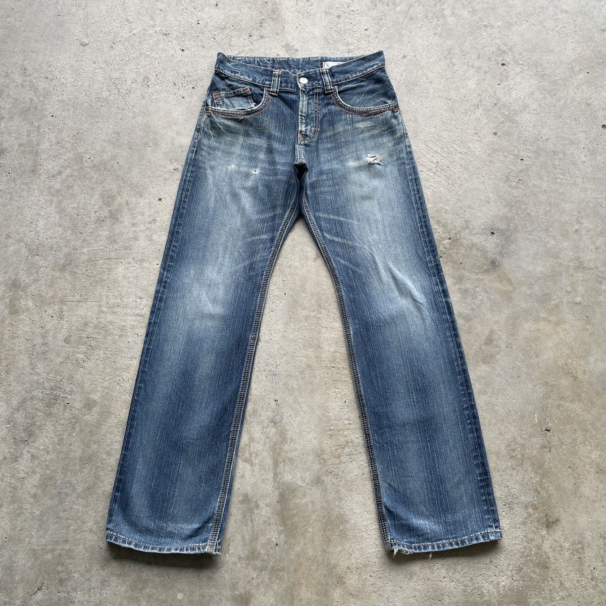 Edwin Vintage Edwin Xv-s Faded Jeans Pants Denim W31x33 Size US 31 - 1 Thumbnail