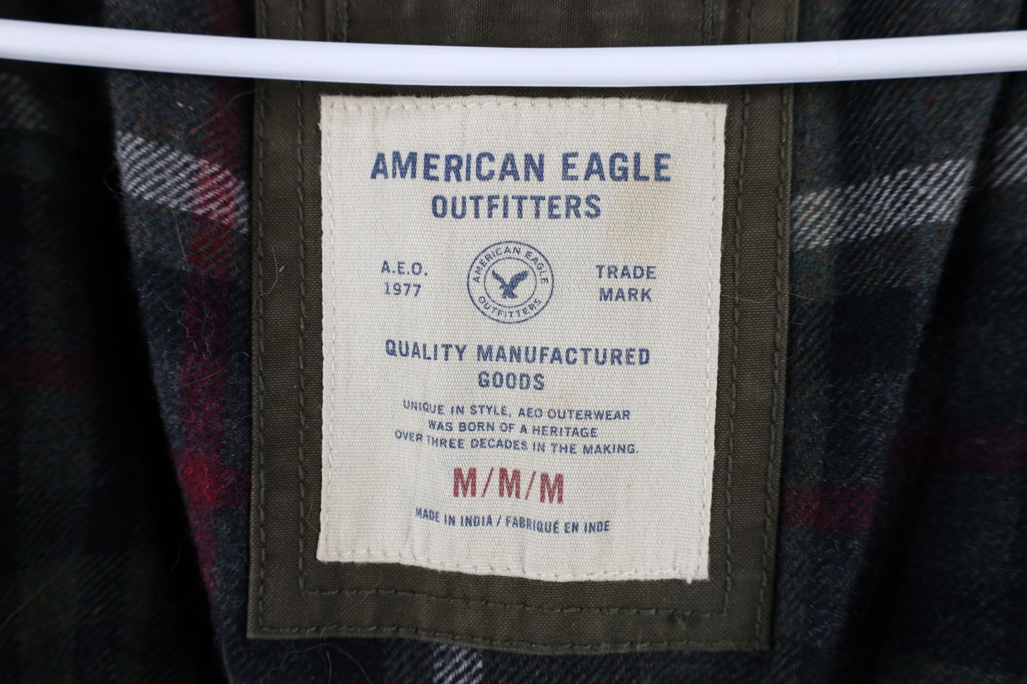 American Eagle Outfitters × Vintage Vintage Y2K American Eagle Outfitters Military Field Jacket Size US M / EU 48-50 / 2 - 9 Thumbnail