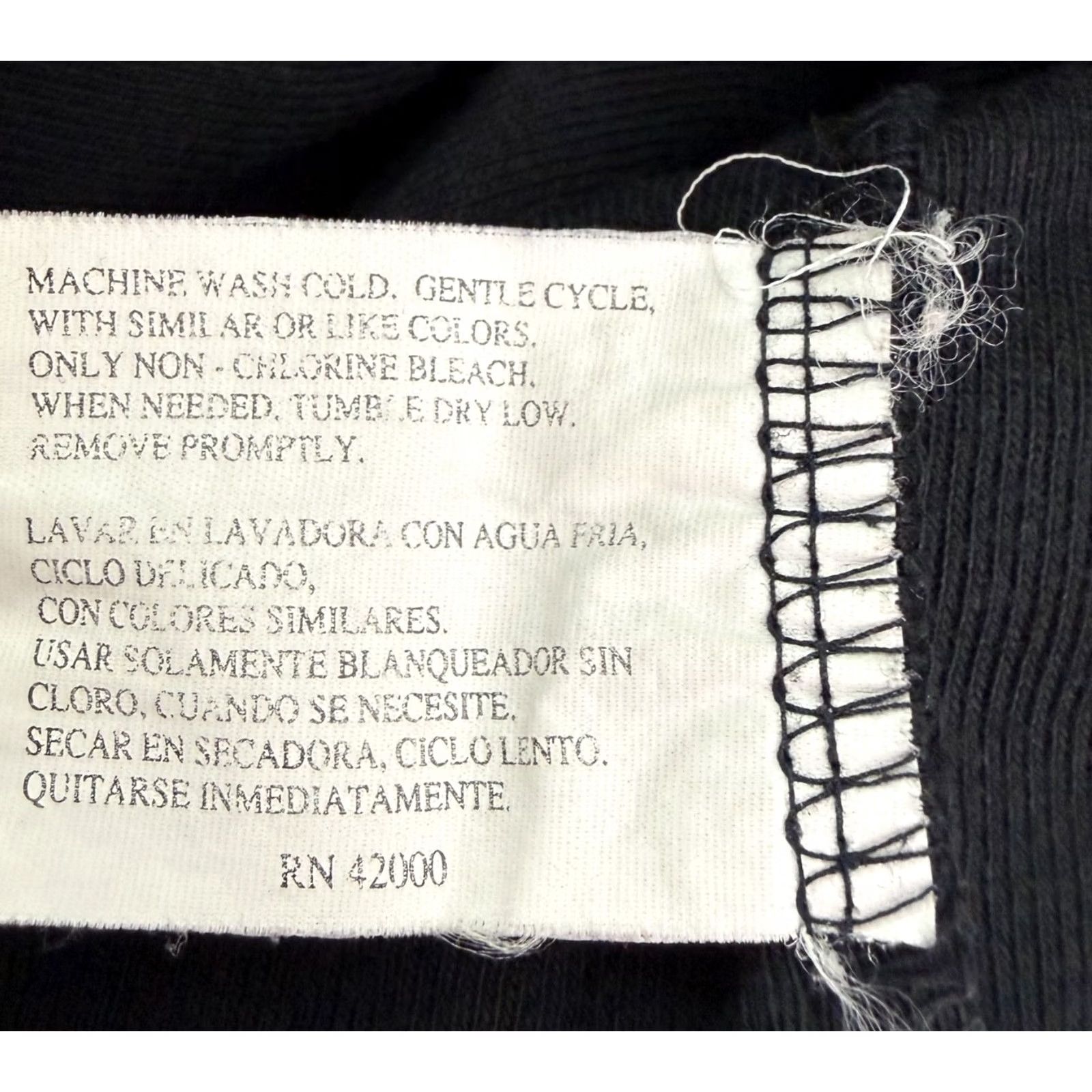 Basic Editions VINTAGE Basic Editions Tank Womens Small 90s Black Cotton Blend Jersey Tank Womens S Large Black 90s Grunge Retro Womens Size S / US 4 / IT 40 - 7 Thumbnail
