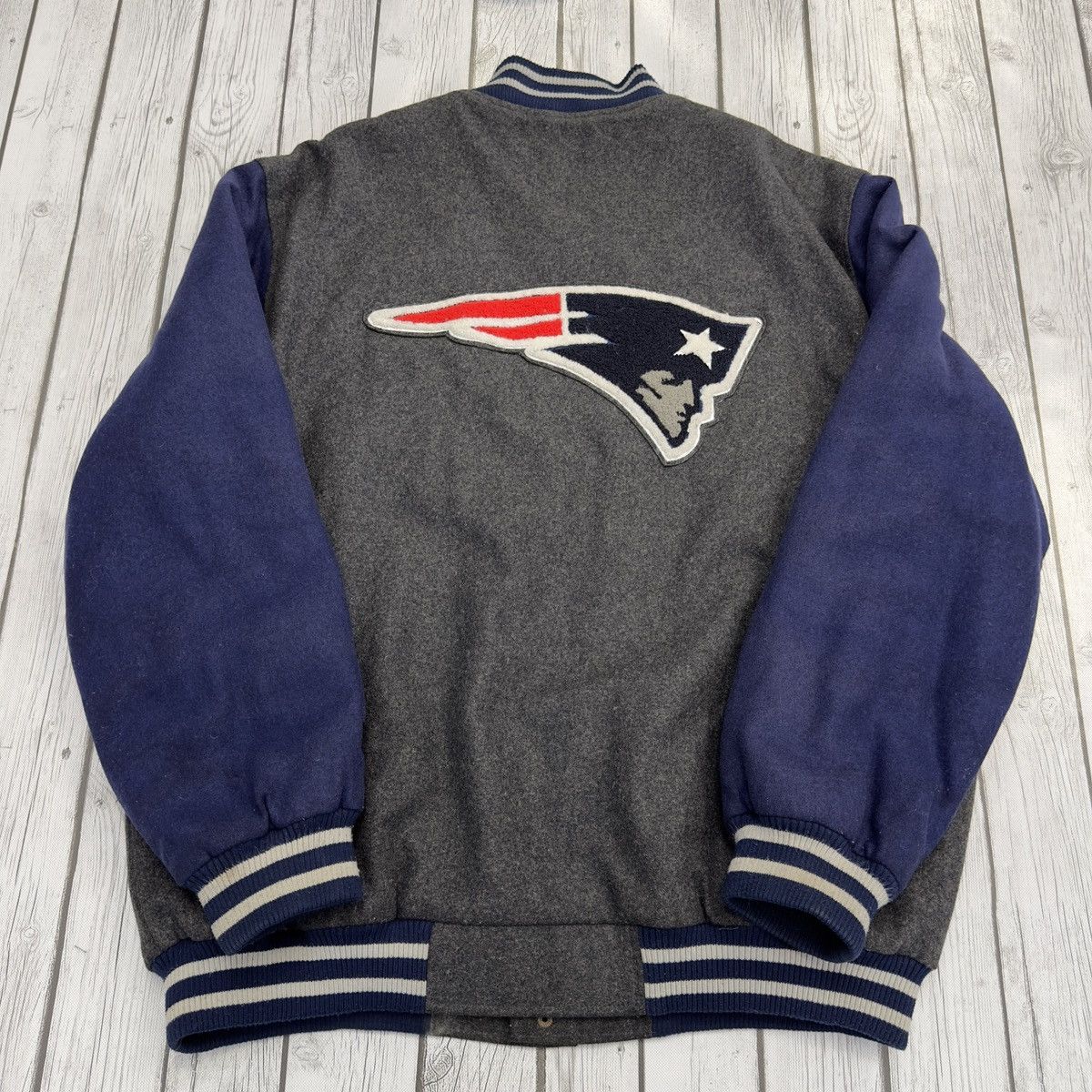 NFL × Vintage Vintage New England Patriots jacket Size US XXL / EU 58 / 5 - 2 Thumbnail