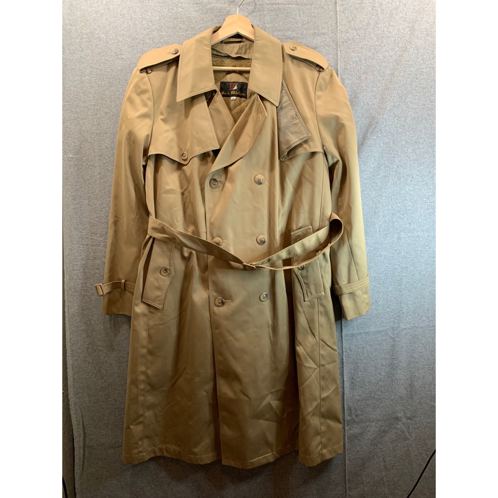 Leather Park Wilshire Trench Coat Womens Size 44L Khaki Size L / US 10 / IT 46 - 1 Thumbnail