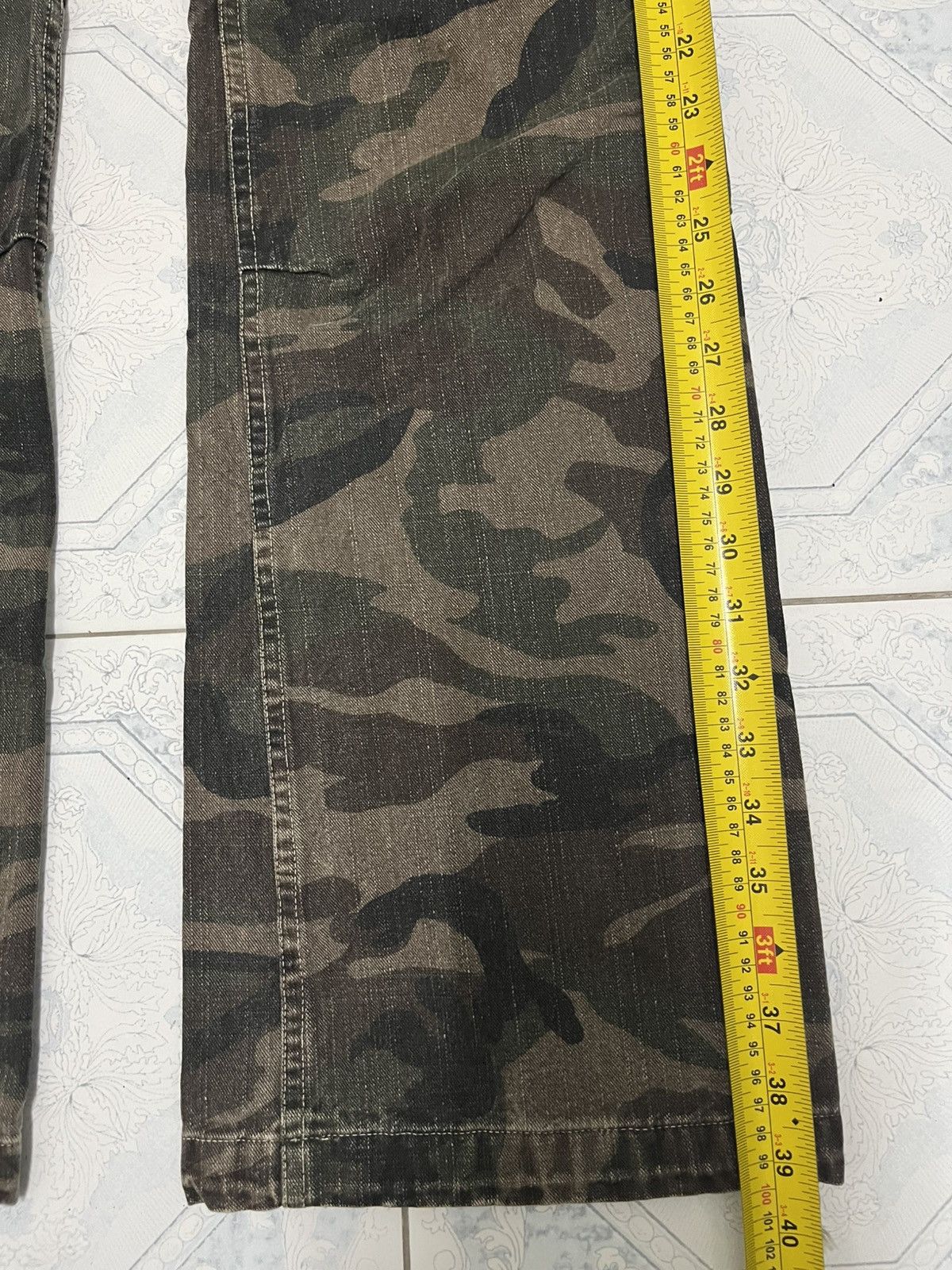 Hysteric Glamour Vintage Eden Mellow Flare Camo Military Cargo Denim Size US 34 / EU 50 - 13 Thumbnail