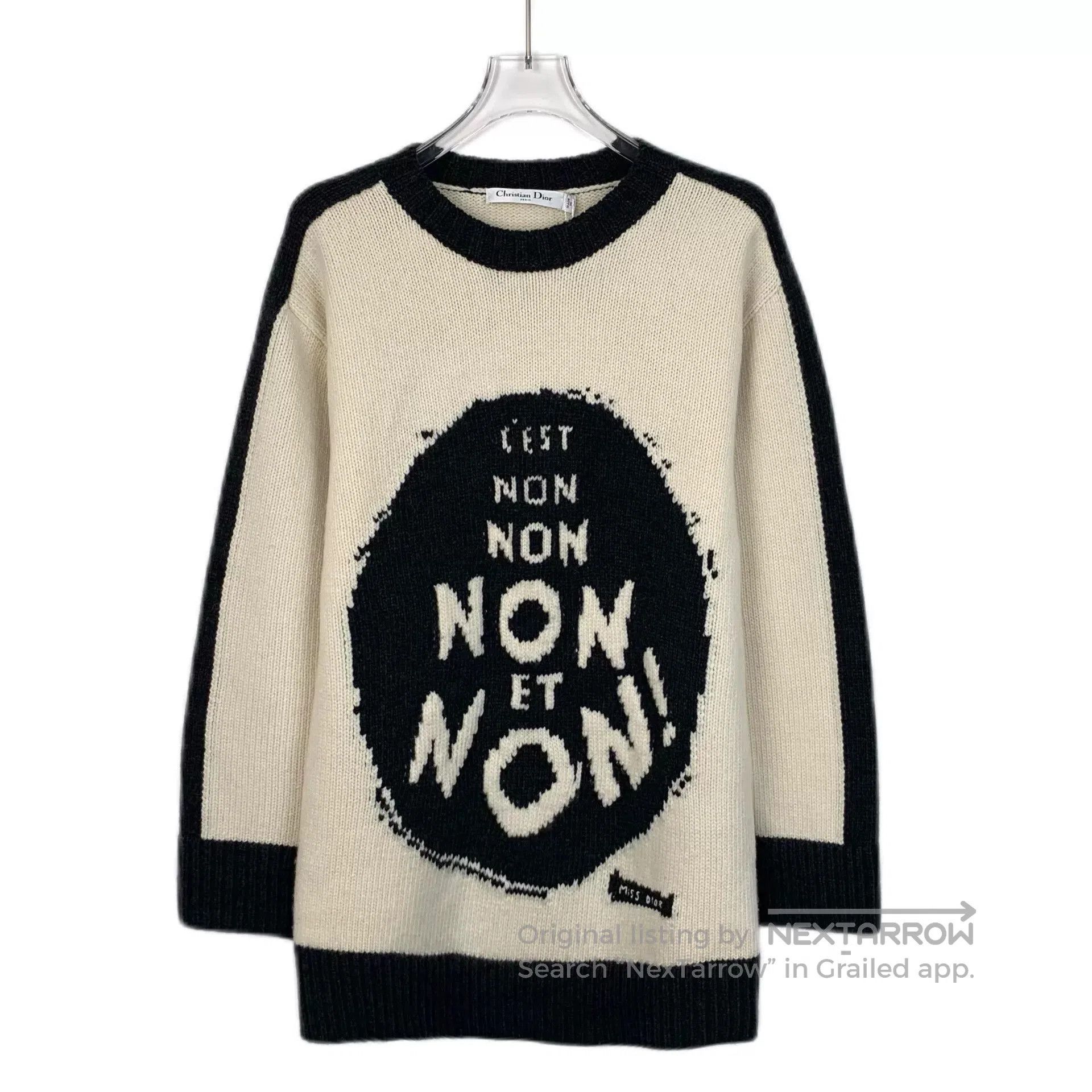 Dior christian dior color block logo knit sweater. Size US XXS / EU 40 - 1 Thumbnail