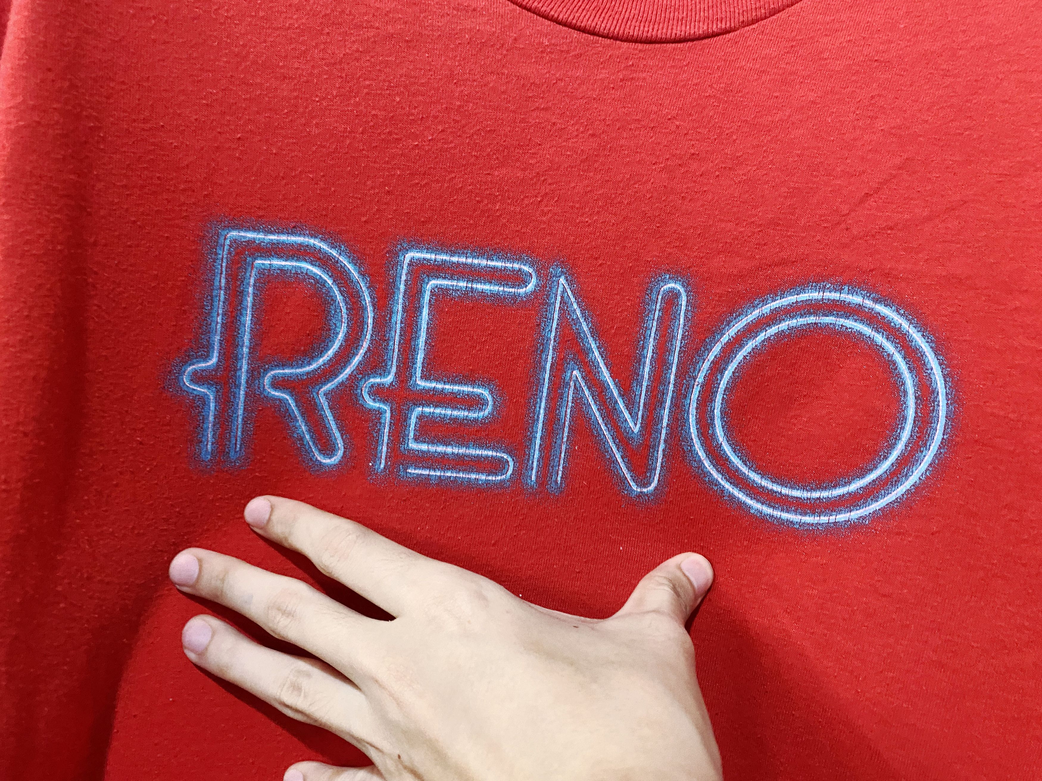 Vintage Vintage 90s Reno Shirt Size US L / EU 52-54 / 3 - 2 Thumbnail