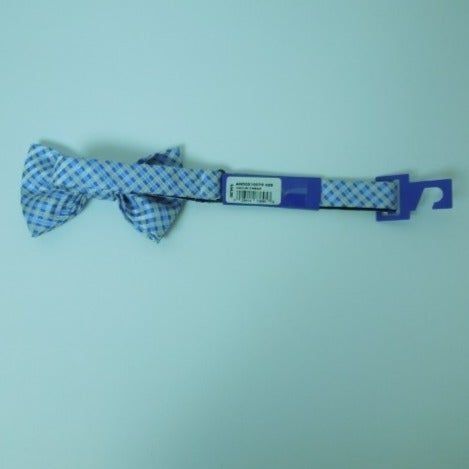 Apt. 9 Apt. 9 Cailin Check Blue Silver Bow Tie Size ONE SIZE - 3 Thumbnail