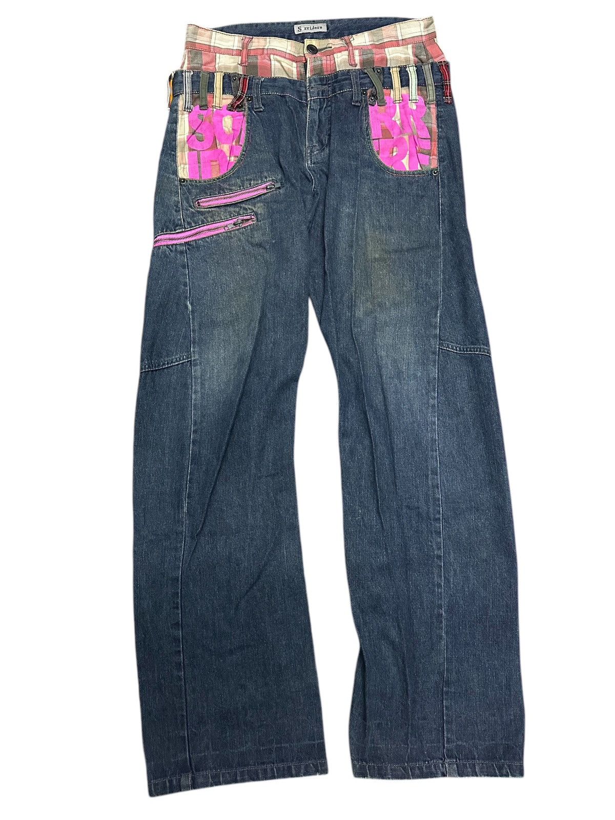 Japanese Brand 💥Double Waist Flare💥 SORRIDERE double waist Multipocket 💥 Size US 32 / EU 48 - 1 Thumbnail