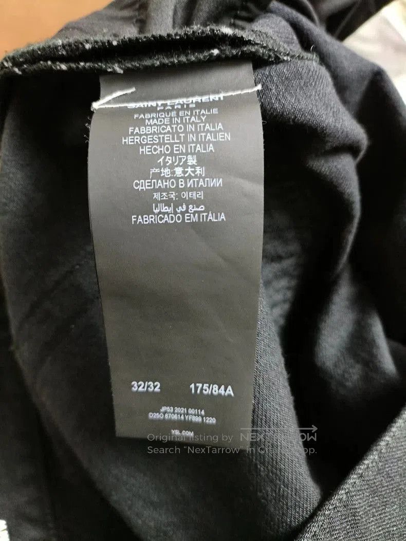Saint Laurent Paris SAINT LAURENT D27 Men's Jeans 32. Size US 32 / EU 48 - 7 Thumbnail