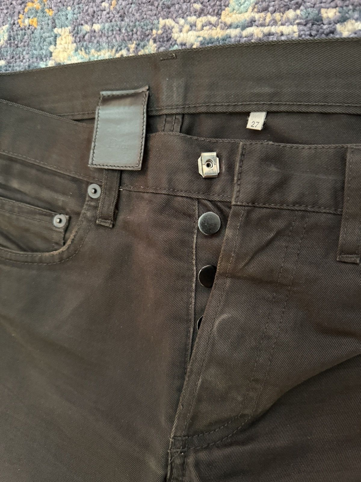 Hedi Slimane Dior Homme AW 04 "victim of the crime" runway pants Size US 27 - 4 Thumbnail