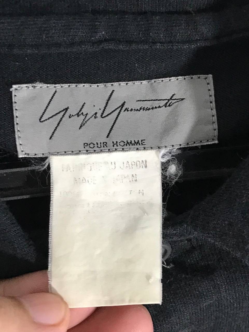Japanese Brand × Yohji Yamamoto plain black design Size US L / EU 52-54 / 3 - 5 Thumbnail