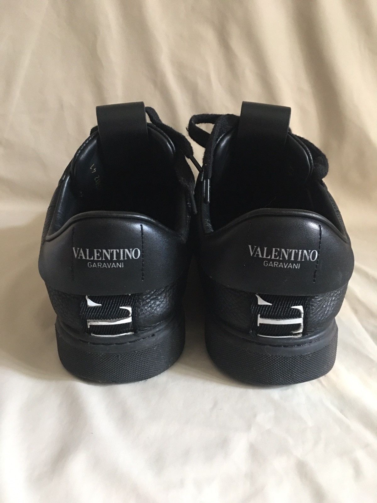 Designer × Valentino Valentino Garavani VL7N Black Leather Sneakers Size EU 41 Size US 8 / EU 41 - 7 Thumbnail