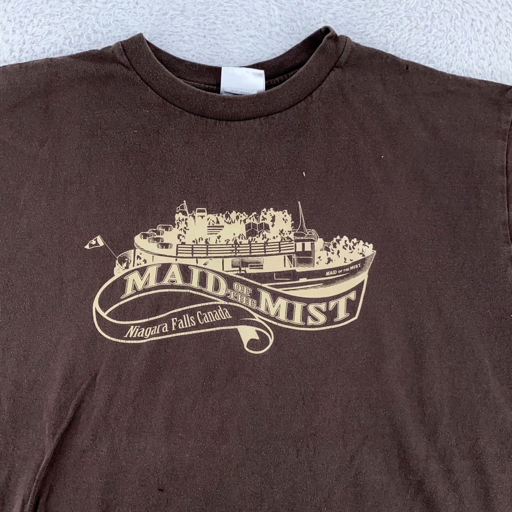 Vintage VINTAGE Maid of the Mist Shirt Mens XL Niagara Falls Canada Tourist Tee Brown Graphic Print Size US XL / EU 56 / 4 - 2 Thumbnail