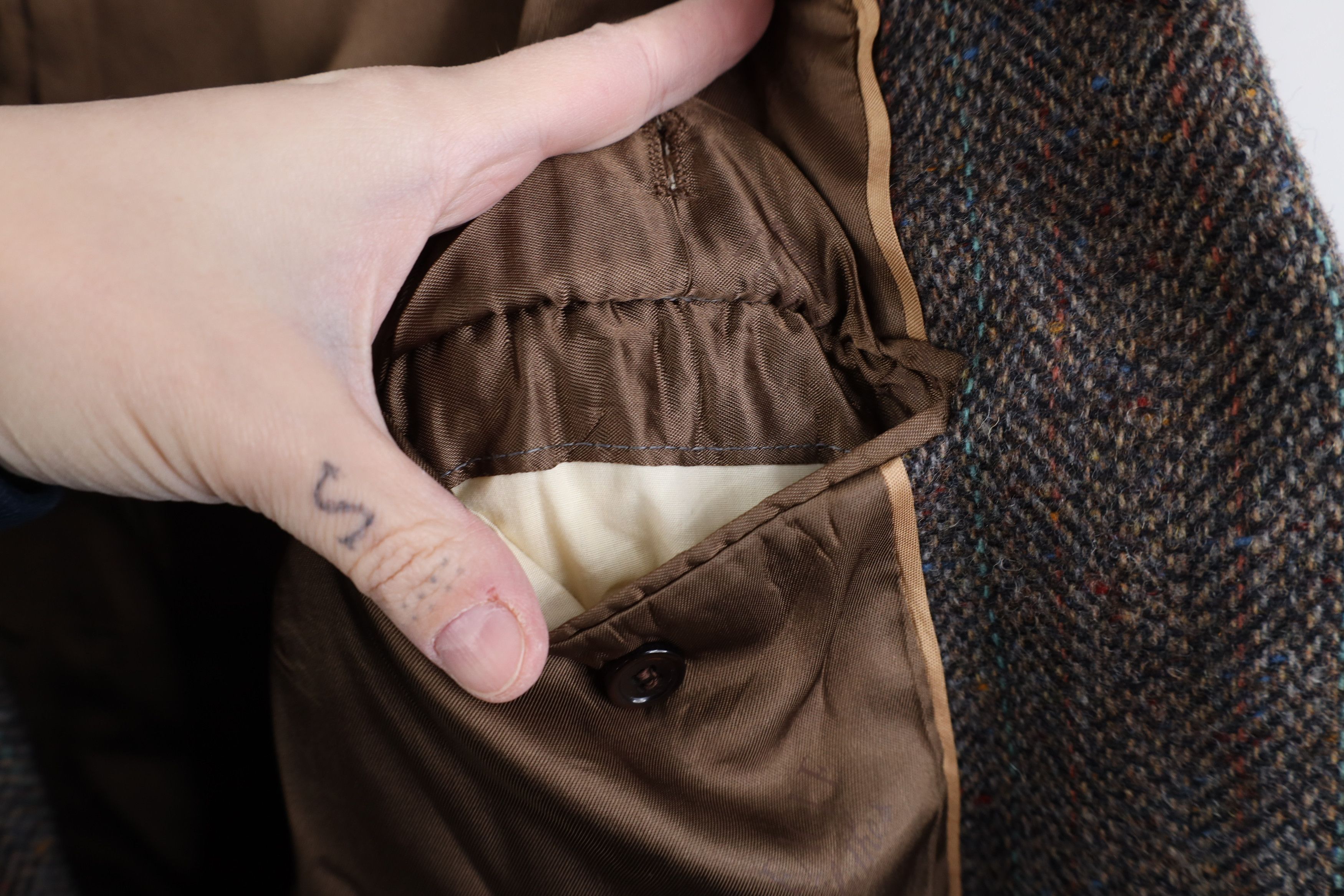 Vintage Vintage 60s Streetwear Wool Tweed Suit Blazer Jacket USA Size US XL / EU 56 / 4 - 12 Thumbnail