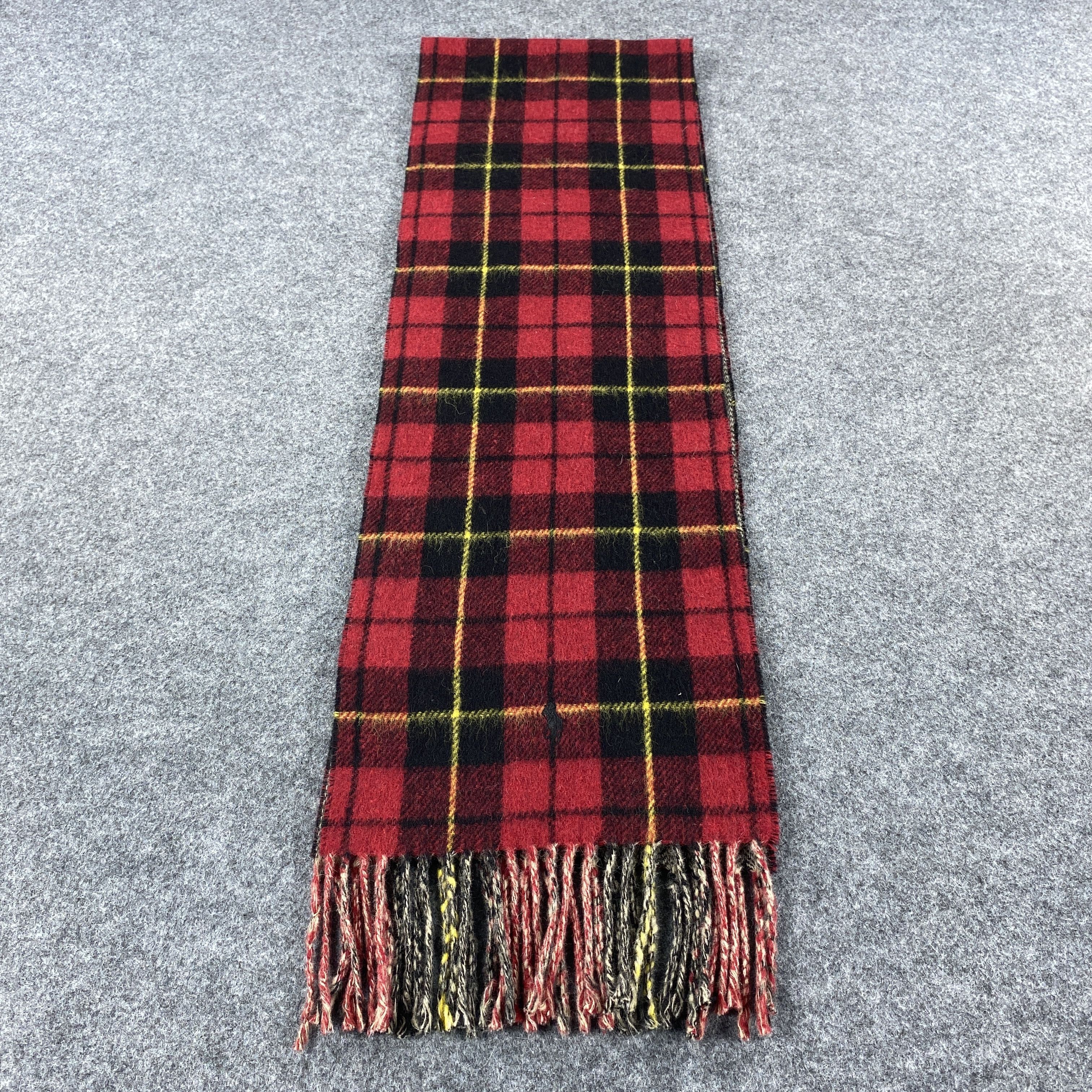 Polo Ralph Lauren × Vintage GF10445 Polo Ralph Lauren Scarf Neck Wear Muffler Nova Check Size ONE SIZE - 3 Thumbnail