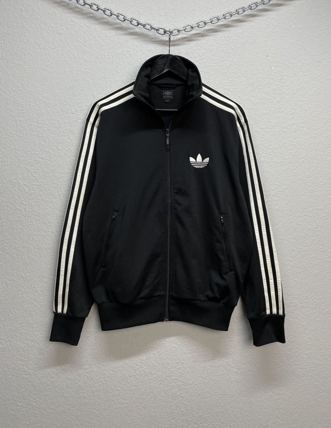 Vintage Vintage Adidas Balenciaga Style Y-3 Striped Track Jacket Size US M / EU 48-50 / 2 - 2 Thumbnail