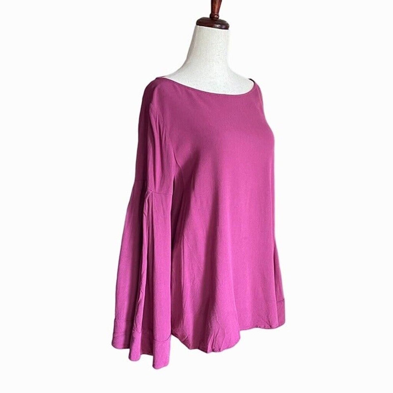 Anthropologie Anthropologie Ro & De Flare Bell Trumpet Sleeve Blouse - S Size S / US 4 / IT 40 - 1 Thumbnail
