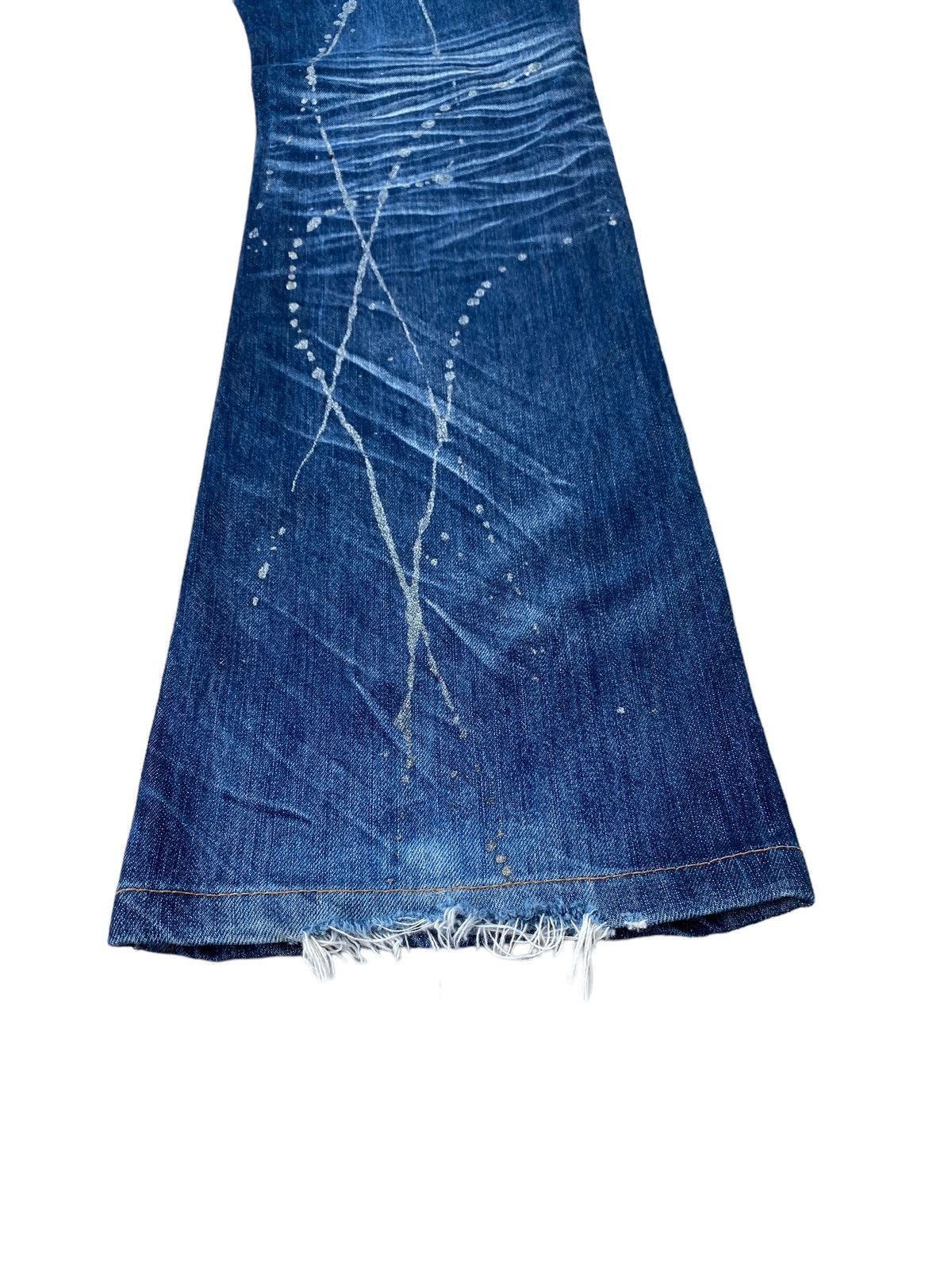 semanticdesign Vintage Semantic Design Paint Splash Flare Pant Size US 30 / EU 46 - 6 Thumbnail