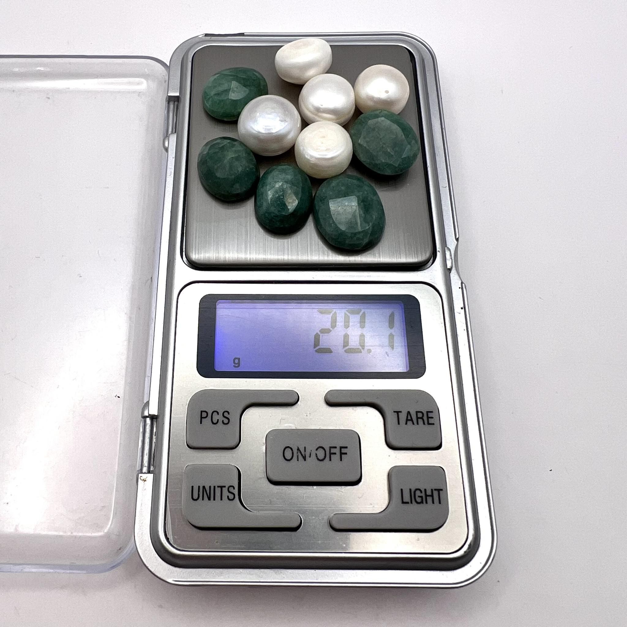 Vintage Beryl Emerald Gemstone Certified + Lot of 10 Stones Pearls Size ONE SIZE - 5 Thumbnail