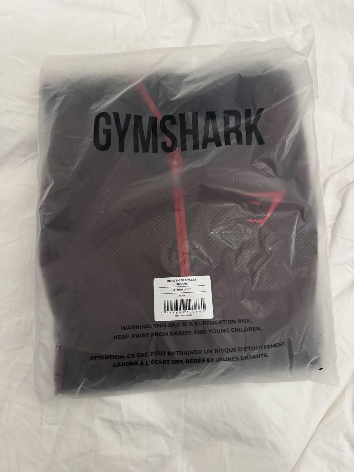 Gymshark Onyx v5 hoodie black/red Medium Size US M / EU 48-50 / 2 - 3 Thumbnail