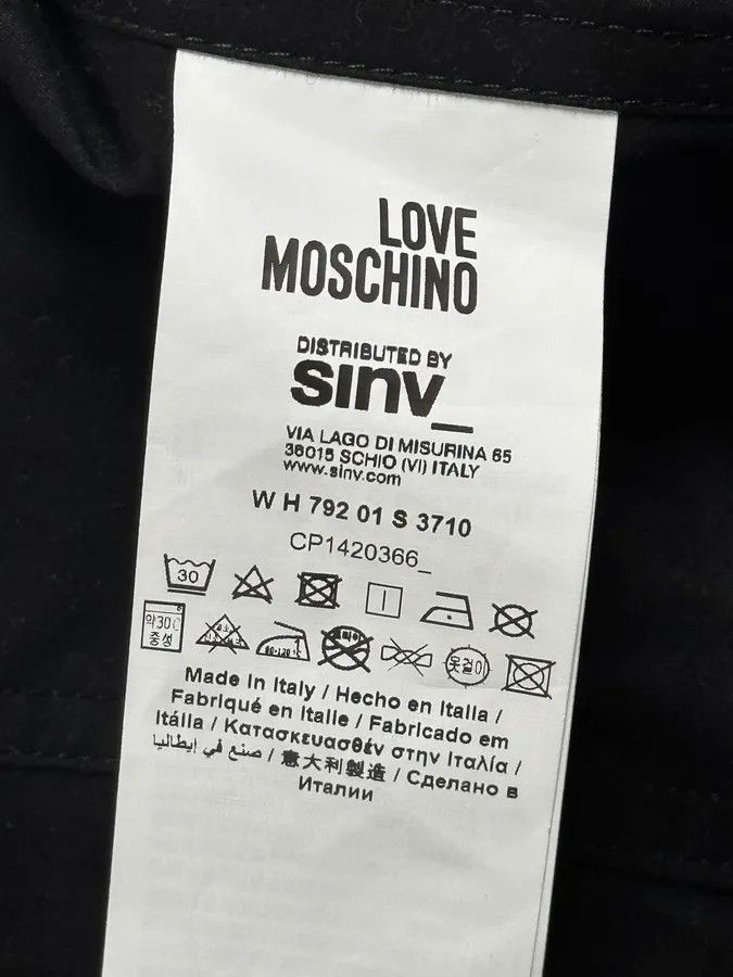 Moschino 2010s Moschino Black & White Lace Light Zip-Up Jacket Size M / US 6-8 / IT 42-44 - 11 Thumbnail