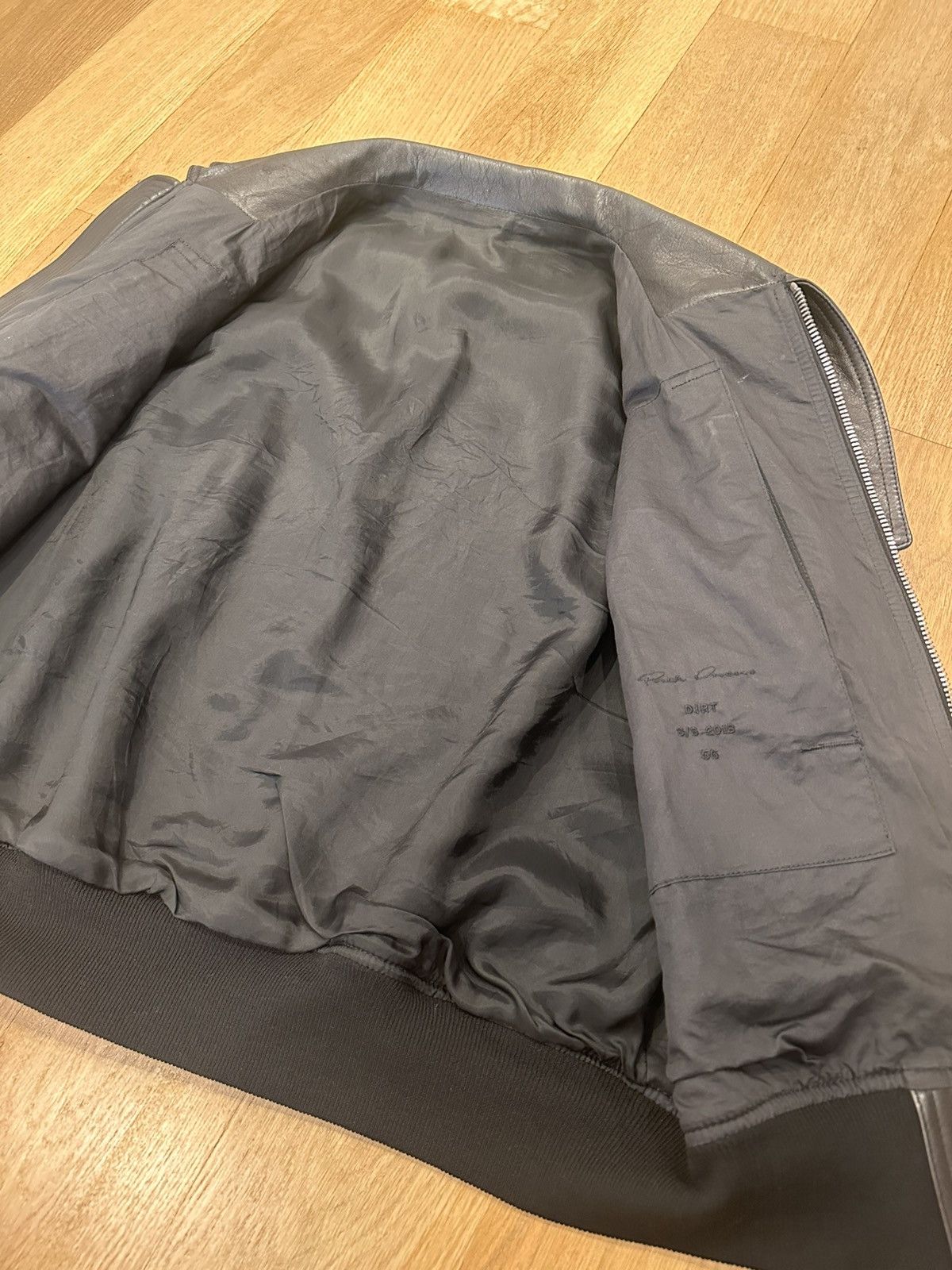 Rick Owens DIRT SS18 LEATHER JACKET SIZE 56 Size US XL / EU 56 / 4 - 15 Thumbnail