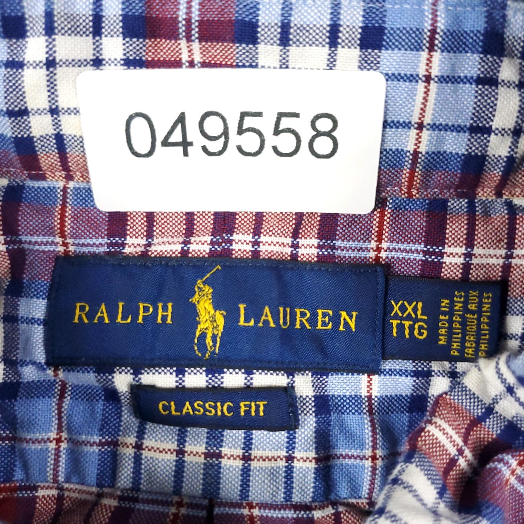 Ralph Lauren Ralph Lauren Button-Up Shirt Mens 2XL Blue Red Plaid Casual Long Sleeve Size US XXL / EU 58 / 5 - 7 Thumbnail