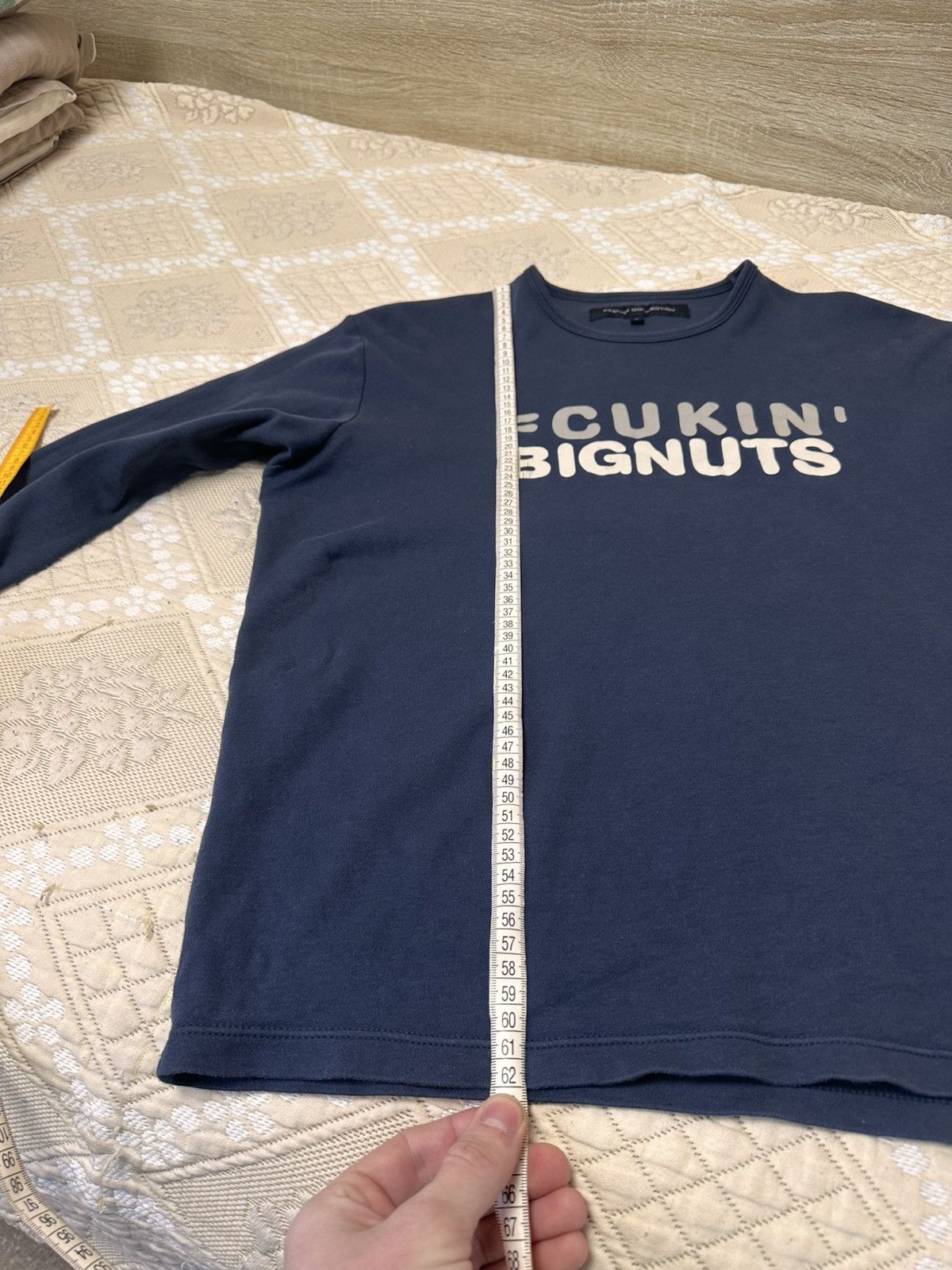 FCUK × French Connection 🔥 Rare FCUK X FRENCH CONNECTION BIGNUTS TEE SHIRT Y2K Japan Size US M / EU 48-50 / 2 - 11 Thumbnail