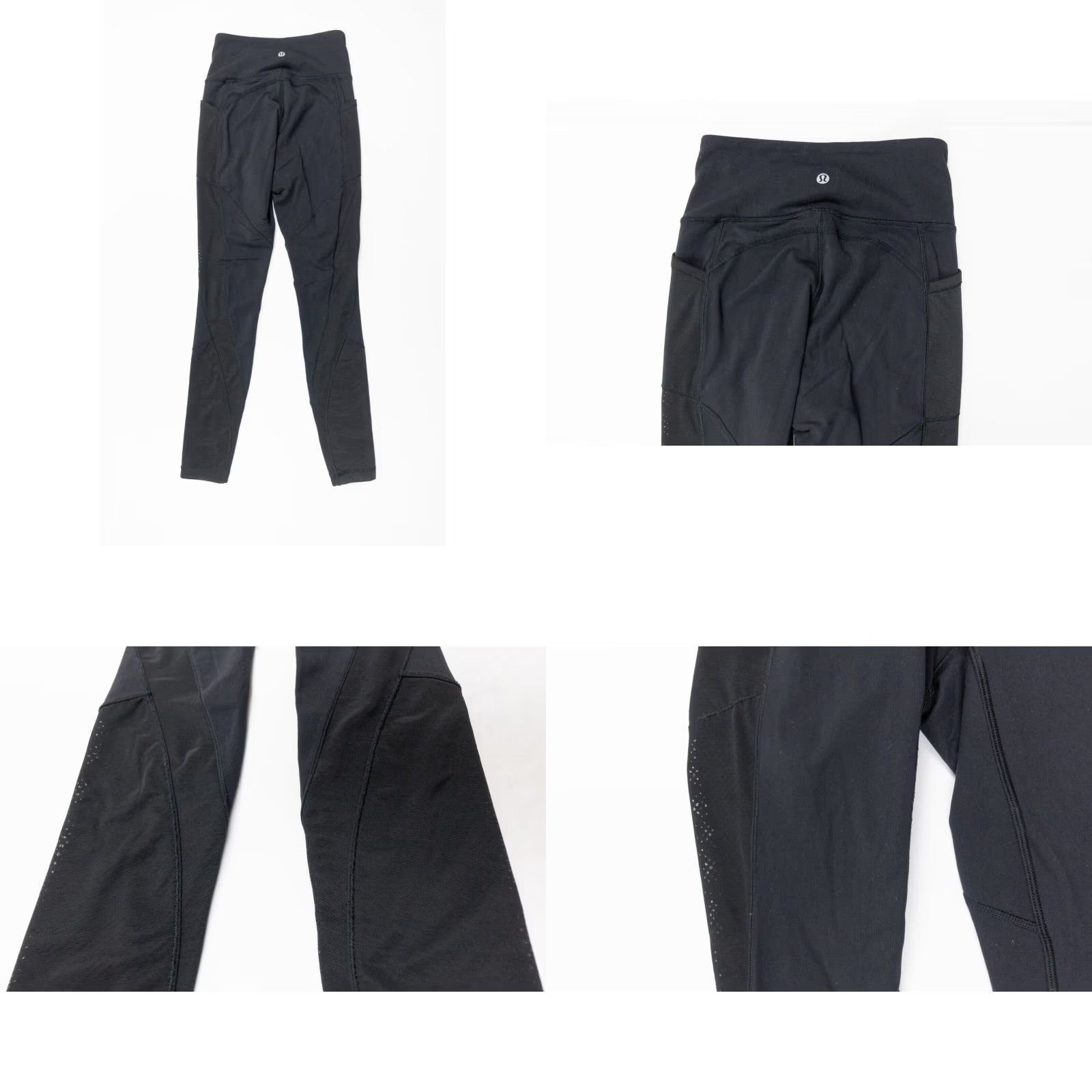 Lululemon Lululemon Leggings Womens Size 4 Black Activewear Yoga Gym Compression Leggings Womens Size 27" / US 4 / IT 40 - 8 Thumbnail