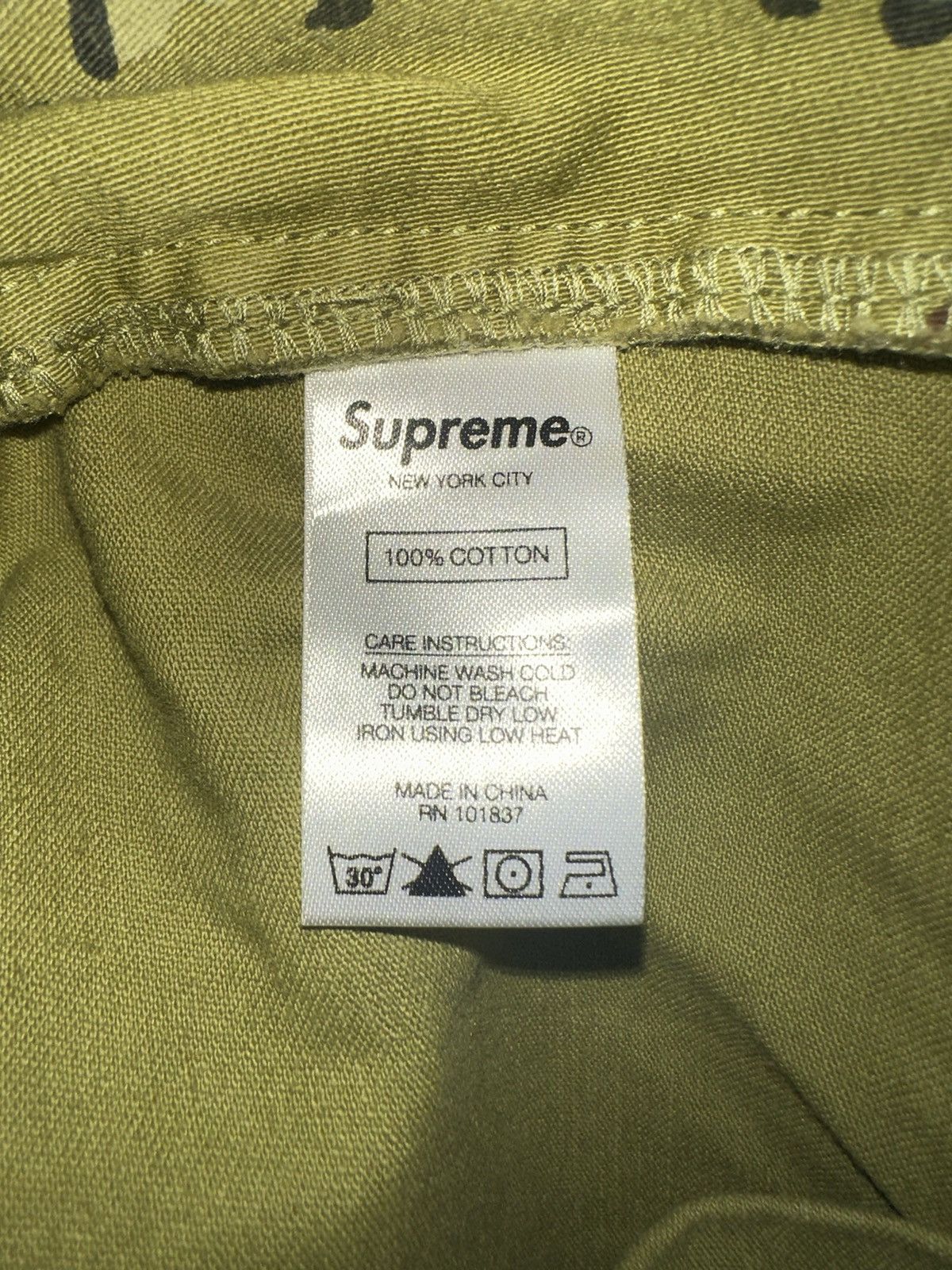 Supreme SUPREME OVERDYED CAMO CARGO SHORTS Size US 32 / EU 48 - 6 Thumbnail