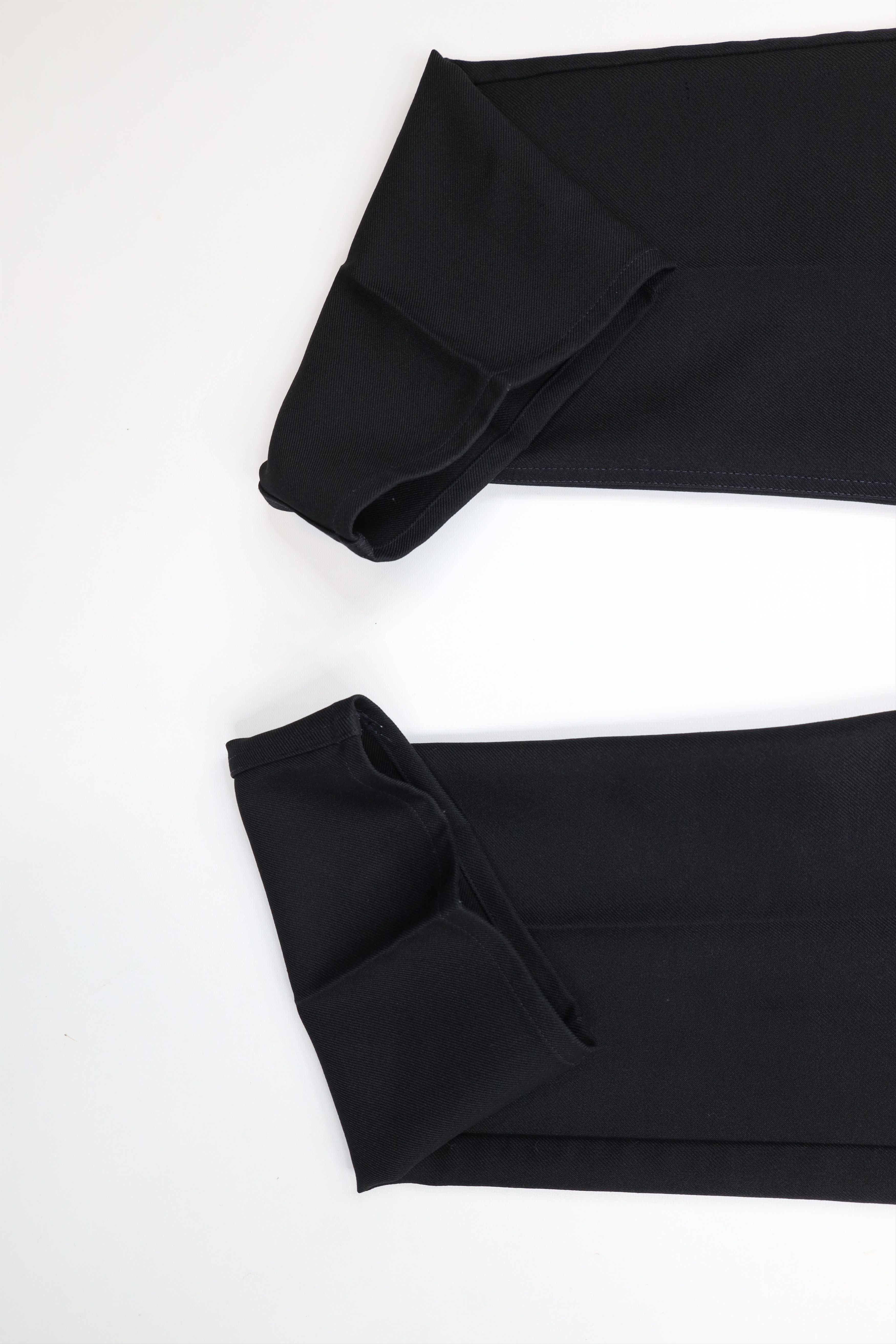 Levi's × Vintage Vintage 90s Levis Flared Wide Leg Knit Chino Pants Black USA Size US 38 / EU 54 - 5 Thumbnail