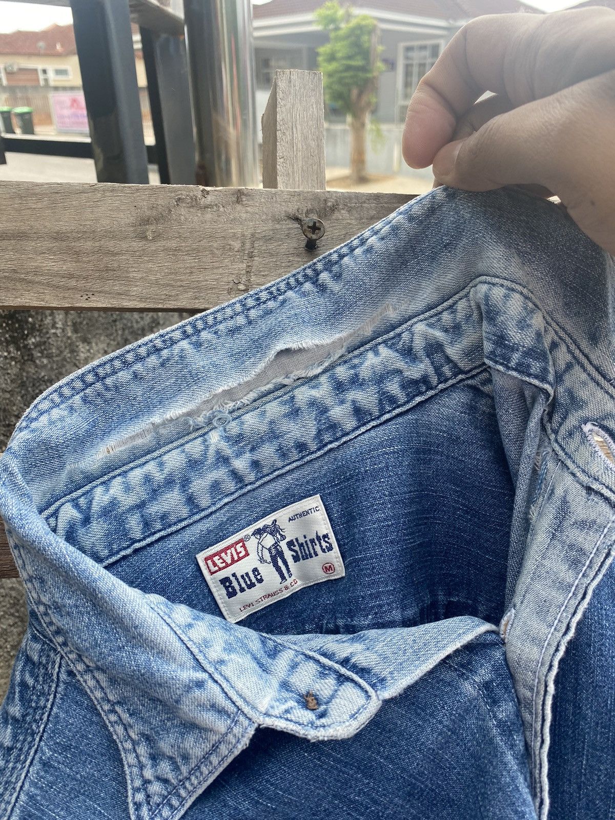 Levi's Vintage Levi's Orange Tab Denim Shirt - size 25” x 28.5” Size US M / EU 48-50 / 2 - 11 Thumbnail