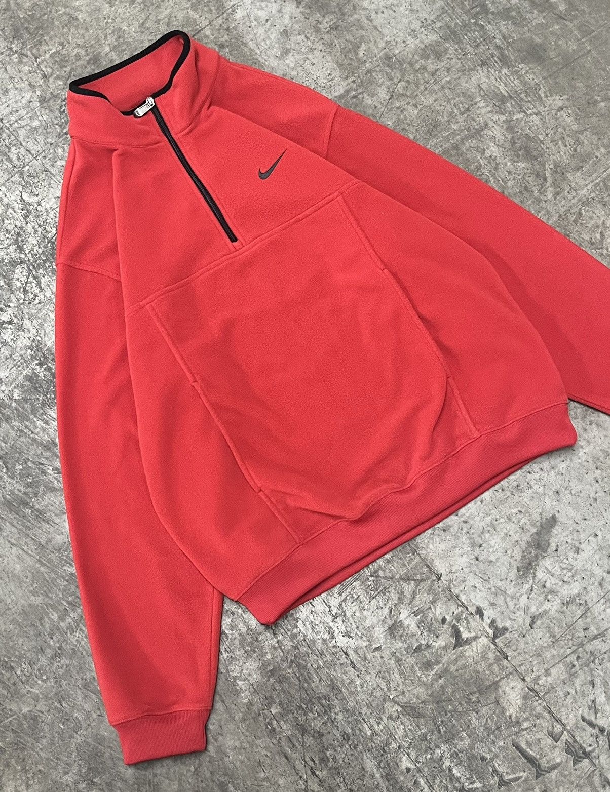 Nike × Vintage Nike vintage zip up fleece jacket y2k rare hype streetwear Size US L / EU 52-54 / 3 - 1 Thumbnail