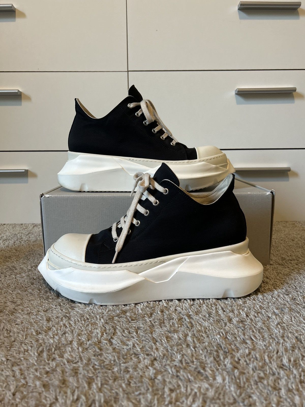 Rick owens ramones low sizing online