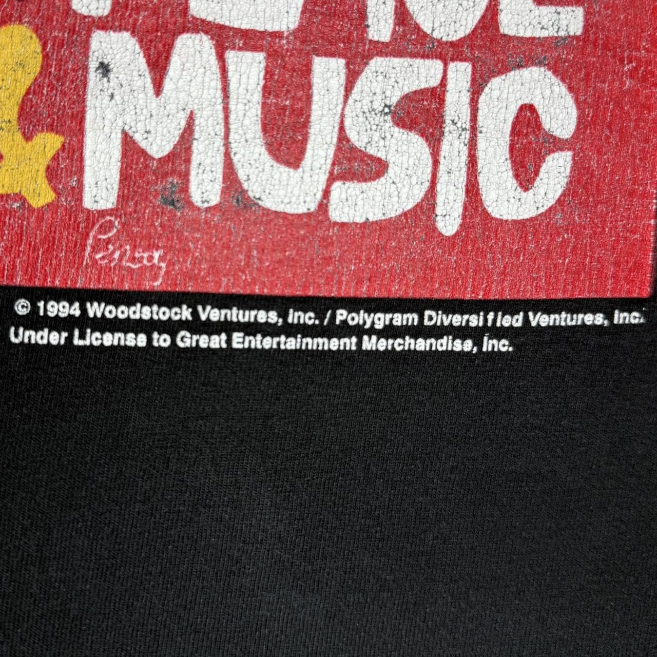 Band Tees × Vintage Rare Woodstock 1994 "2 More Days of Peace & Music" Vintage Size US L / EU 52-54 / 3 - 3 Thumbnail