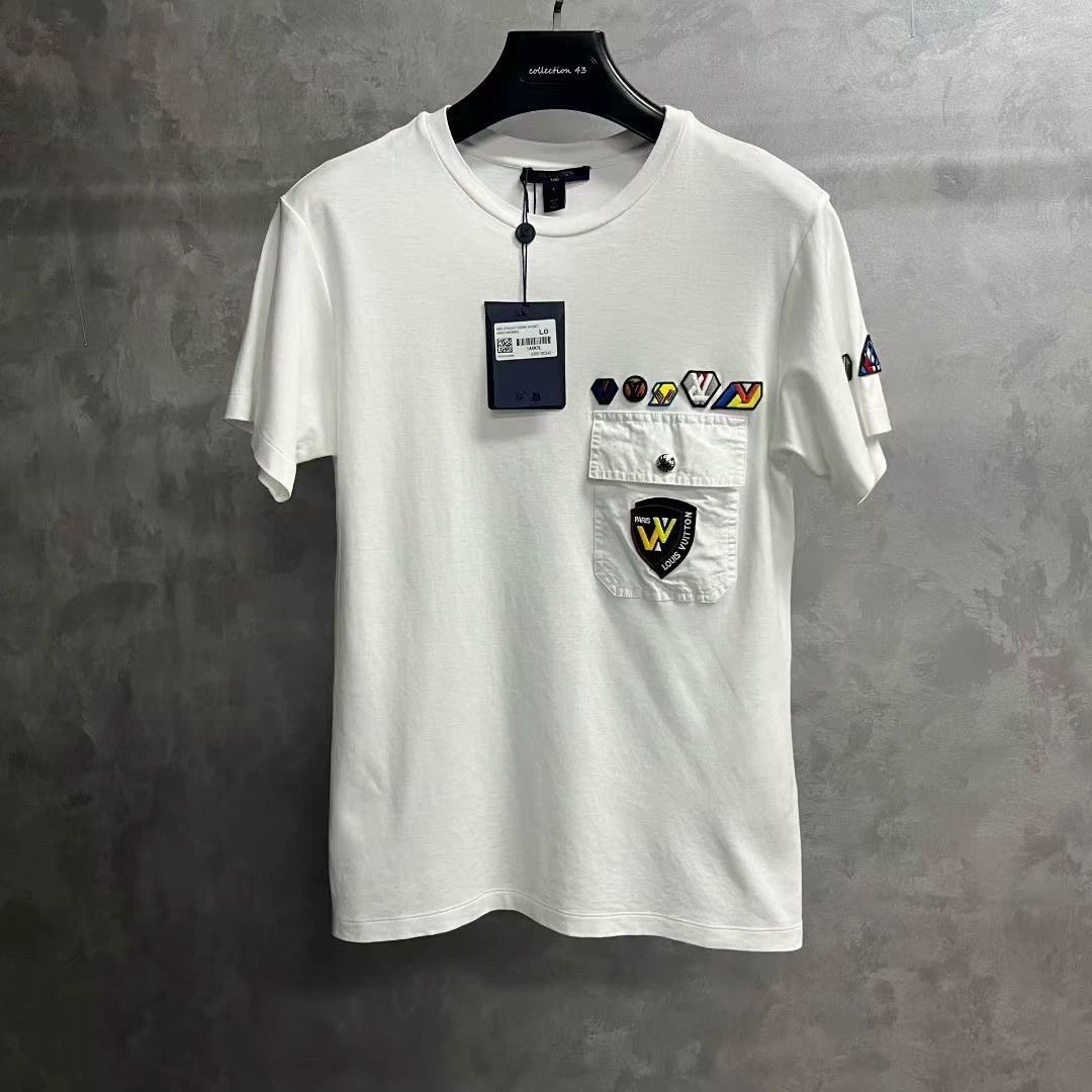 Louis Vuitton louis vuitton white short sleeve t-shirt Size US L / EU 52-54 / 3 - 1 Thumbnail