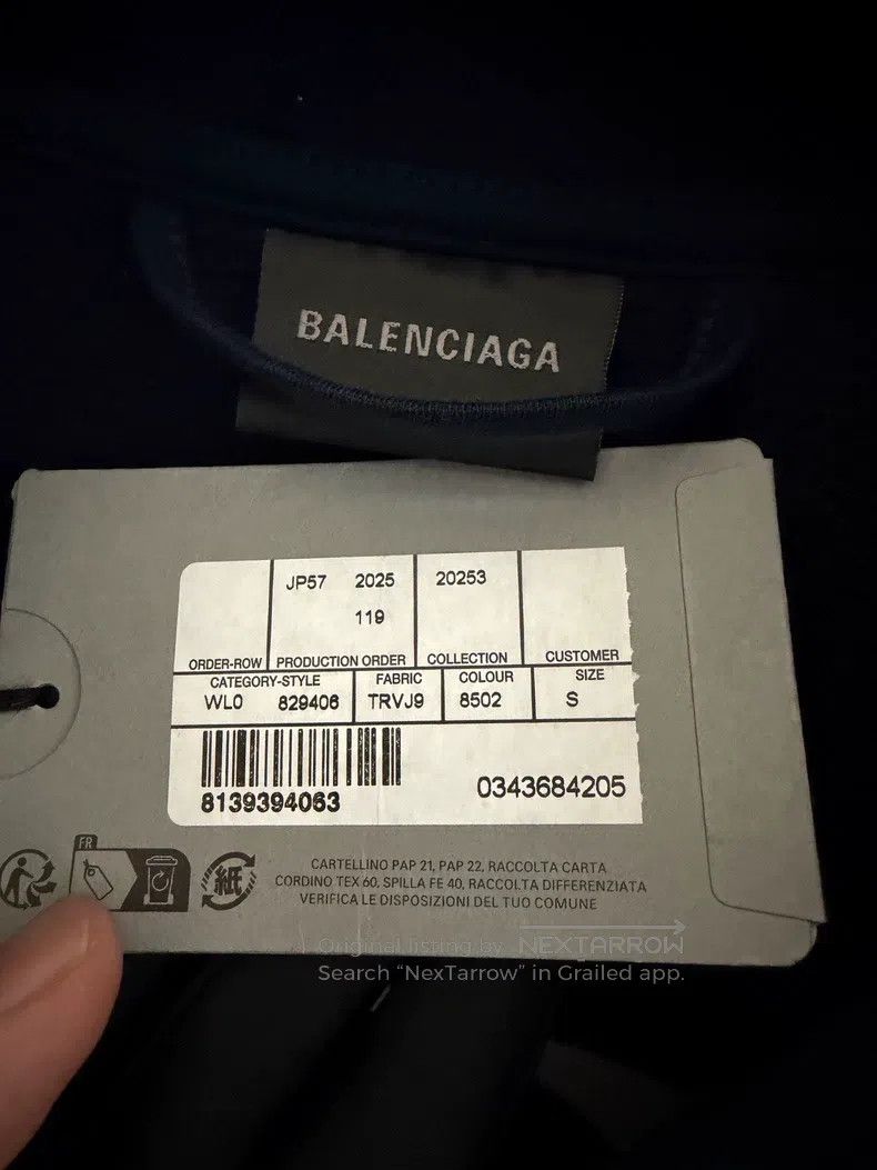 Balenciaga Balenciaga Fleece Embroidered Logo Jacket Size US S / EU 44-46 / 1 - 3 Thumbnail