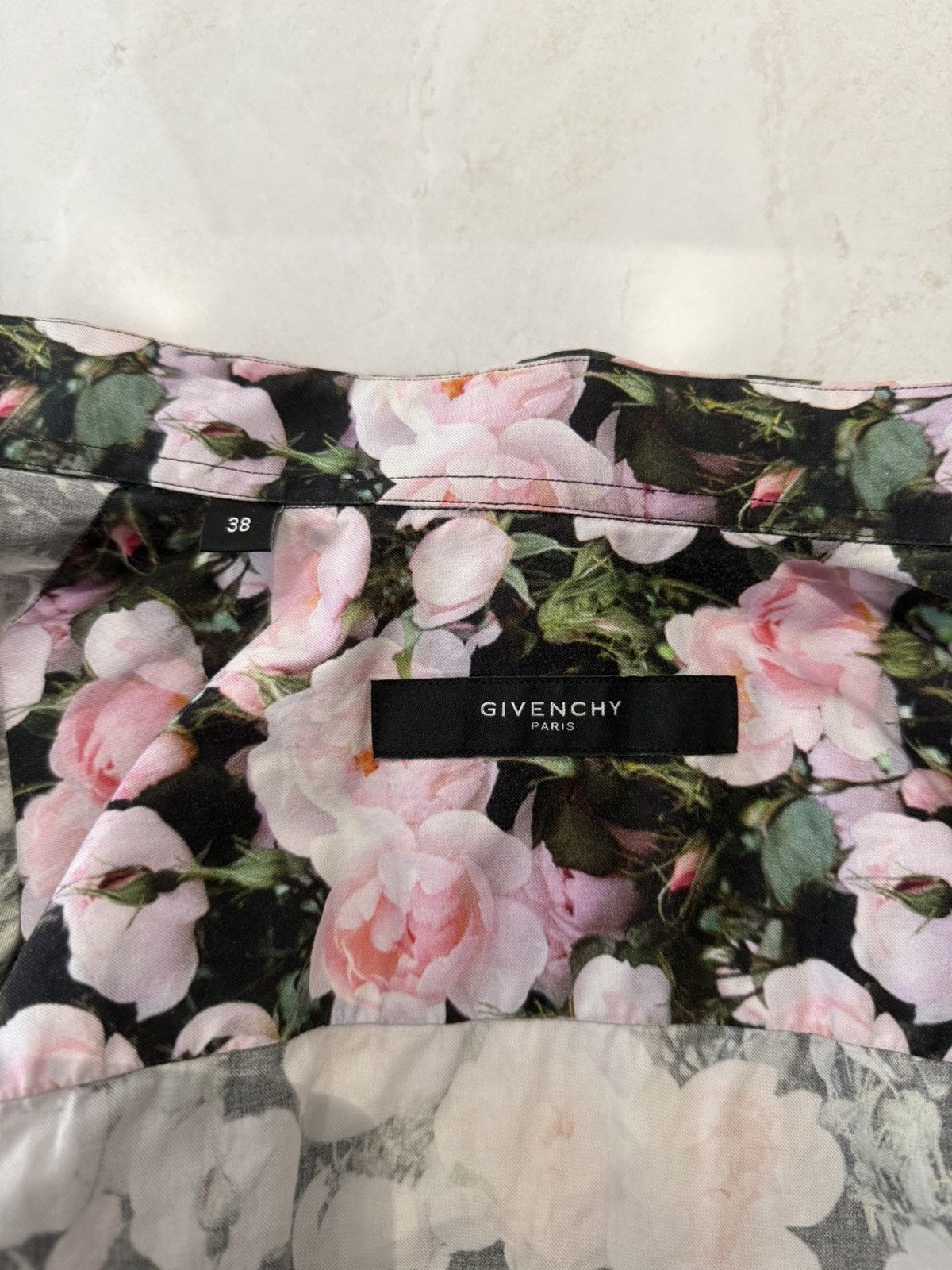 Givenchy Givenchy FW13 Runway Rose Pattern Shirt *Ricardo Tisci* Size US M / EU 48-50 / 2 - 8 Thumbnail