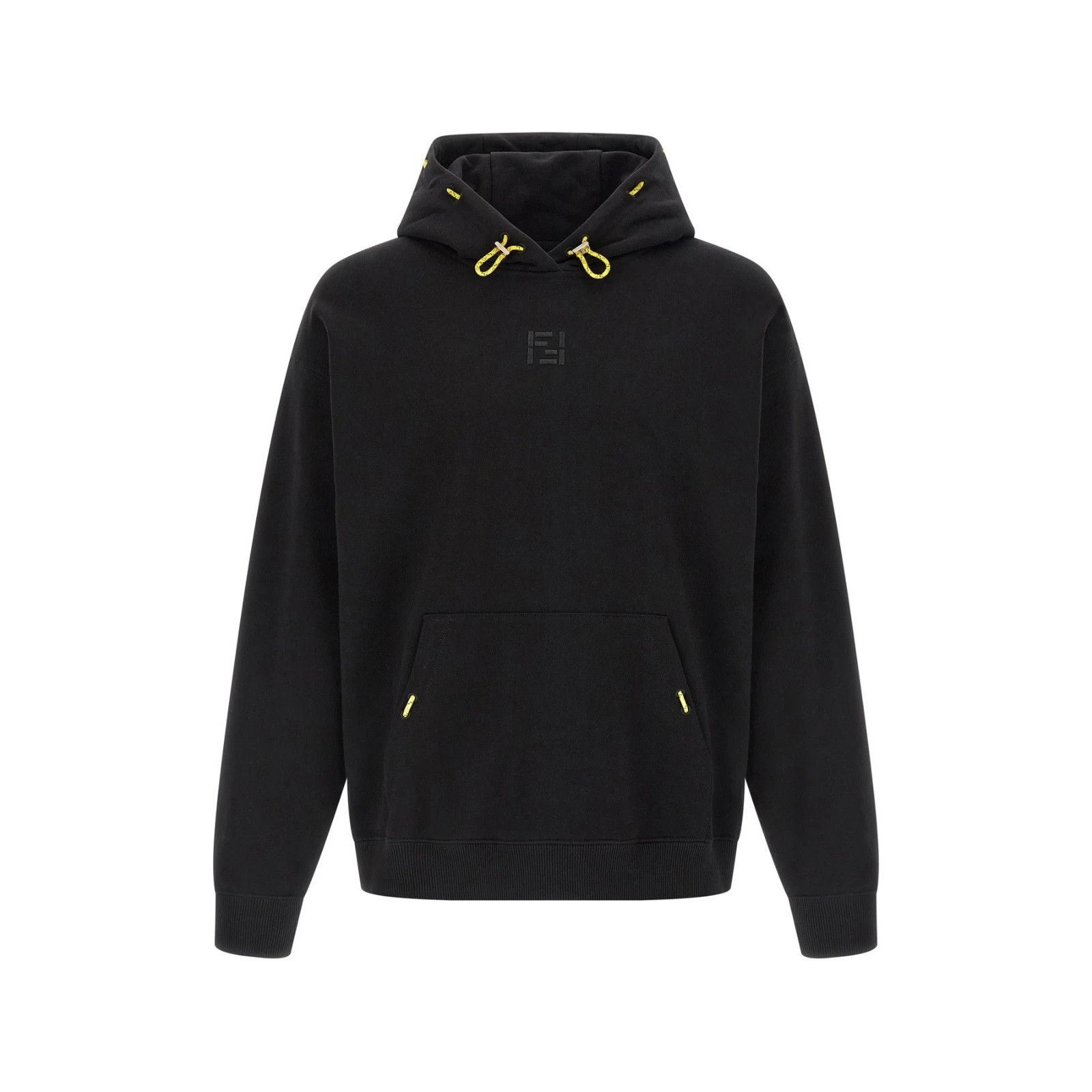FENDI $1650 Black Cotton Sweatshirt New & Authentic (Men's s