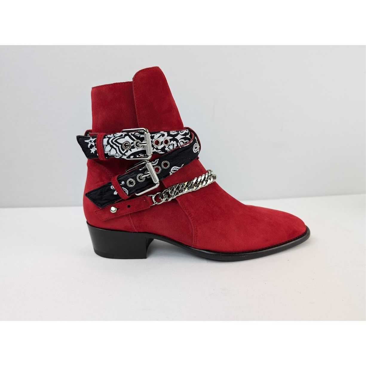 Amiri o1rshd1 Q:2 / Bandana Boots in Merlot Size US 9 / EU 42 - 3 Thumbnail