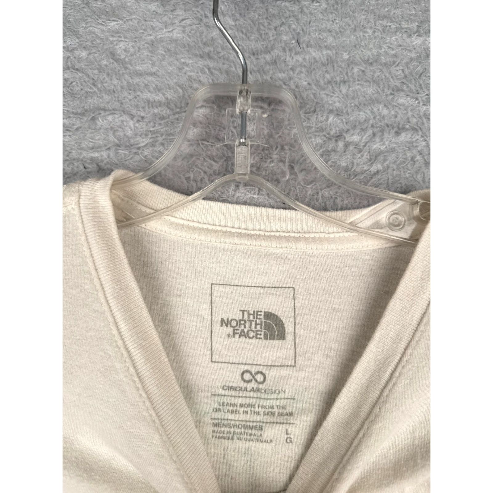 The North Face The North Face Men's Shirt Large White Short Sleeve Crew Neck Logo T-Shirt 100% Cotton Outdoor Size US L / EU 52-54 / 3 - 7 Thumbnail