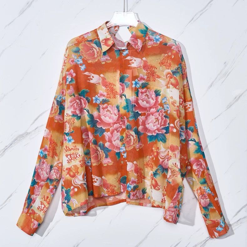 Junya Watanabe Junya Watanabe Floral Beach Shirt Size M / US 6-8 / IT 42-44 - 1 Thumbnail