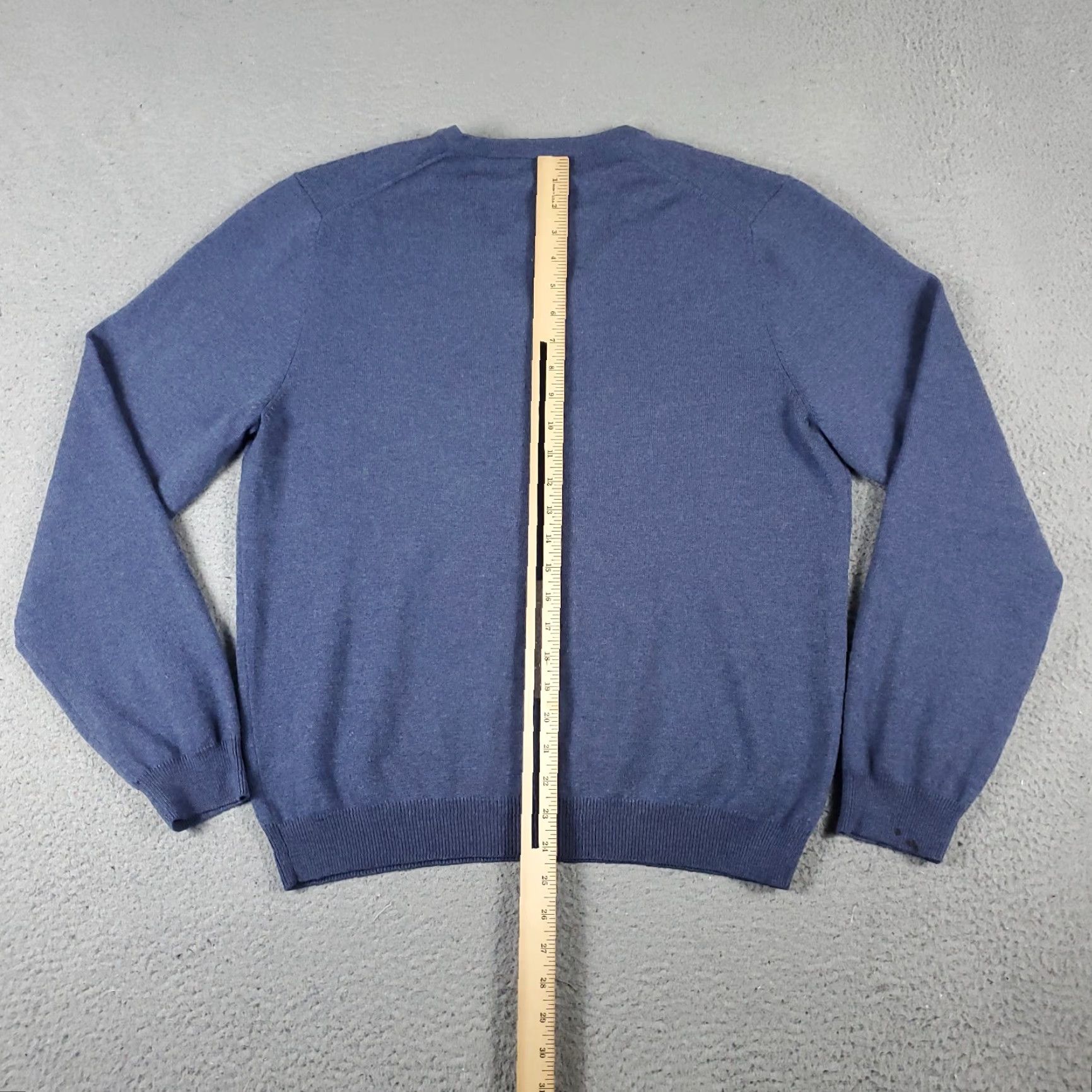 Brooks Brothers Brooks Brothers Blue V-Neck Pullover Sweater Mens Medium Regular Fit Classic Knit Size US M / EU 48-50 / 2 - 6 Thumbnail