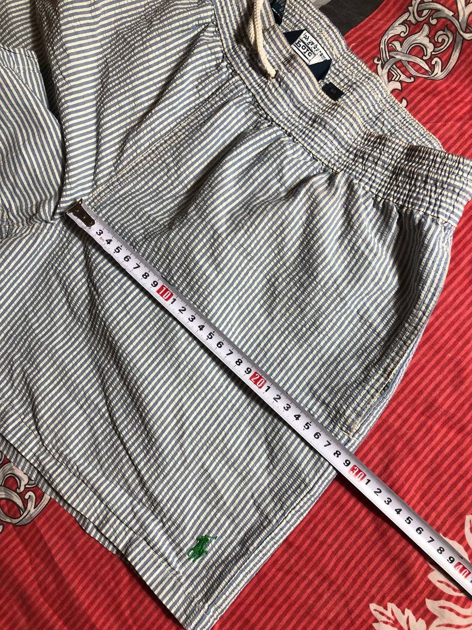 Polo Ralph Lauren × Vintage Vintage Y2K Polo Sport Striped Baggies Nylon Shorts Size US 34 / EU 50 - 18 Thumbnail
