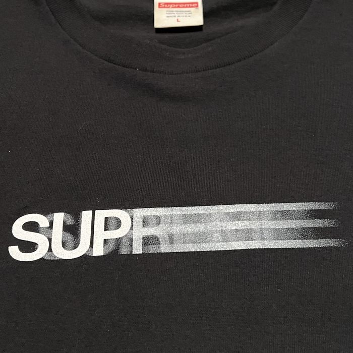 新品・未使用 Supreme Motion Logo Tee Black L ...