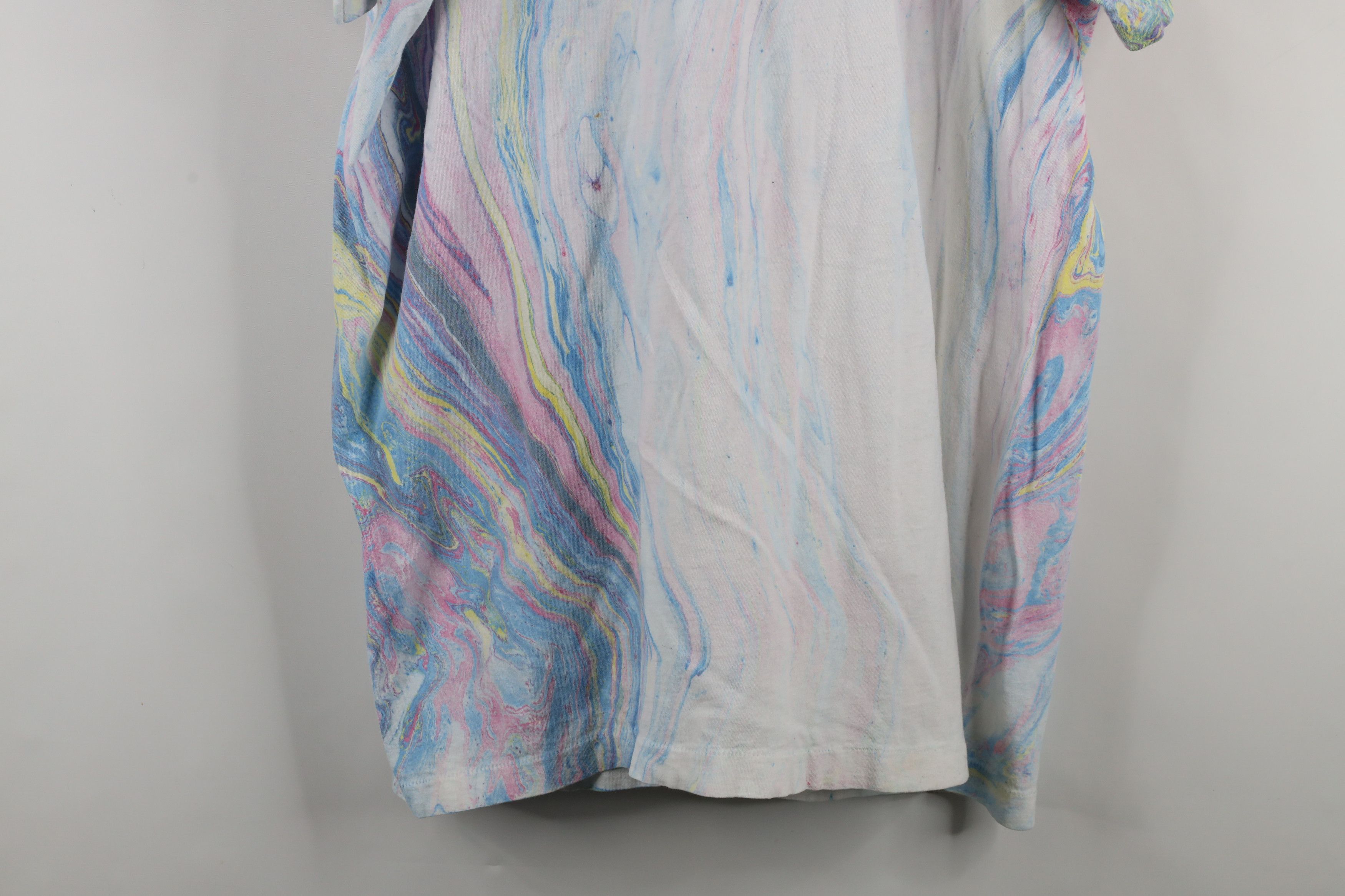 Vintage Vintage 90s Streetwear Paint Tie Dye Shot Sleeve T-Shirt USA Size US XXL / EU 58 / 5 - 10 Thumbnail