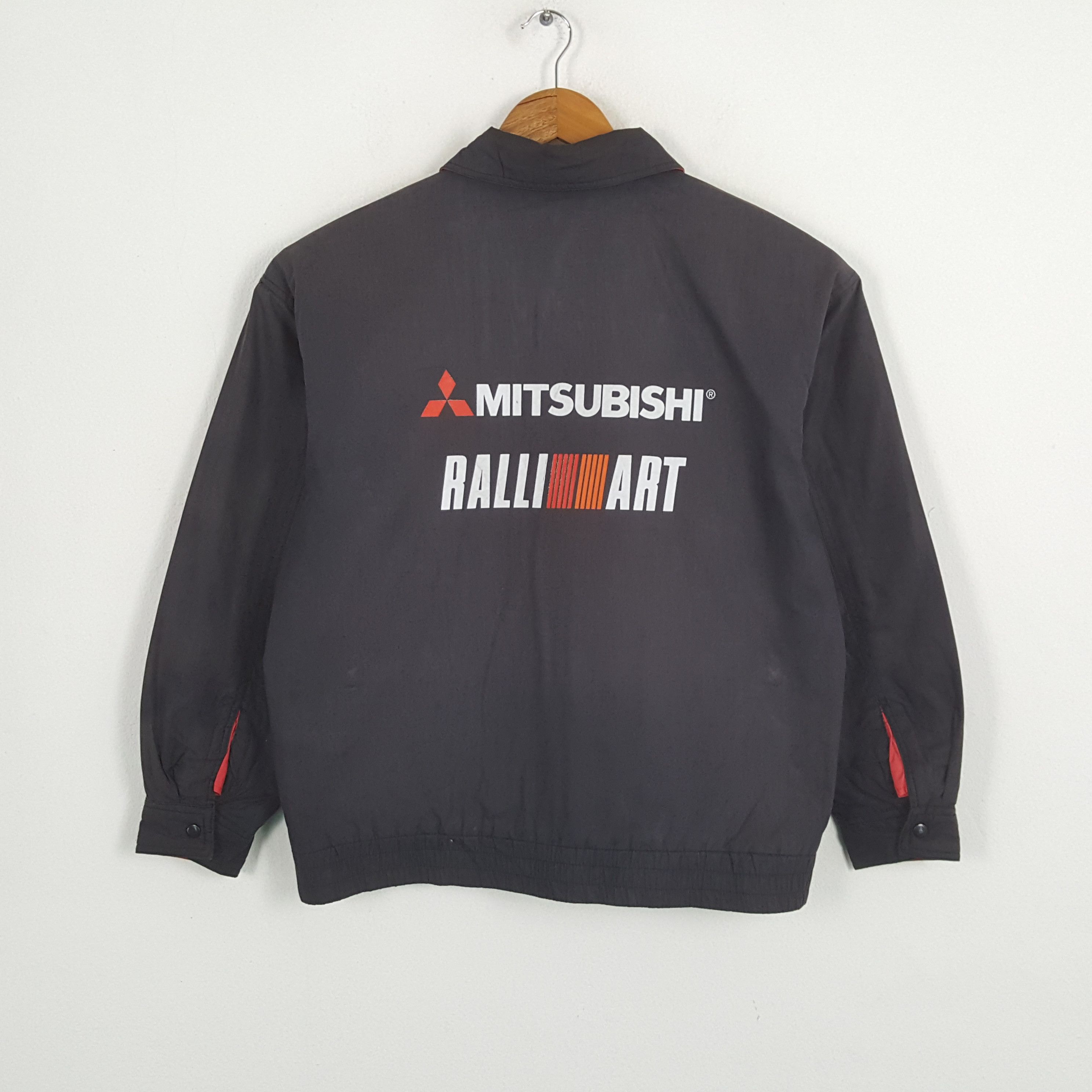 Japanese Brand × Vintage Vintage MITSUBISHI RALLI ART Japanese Racing Custom Jacket Size US L / EU 52-54 / 3 - 1 Thumbnail