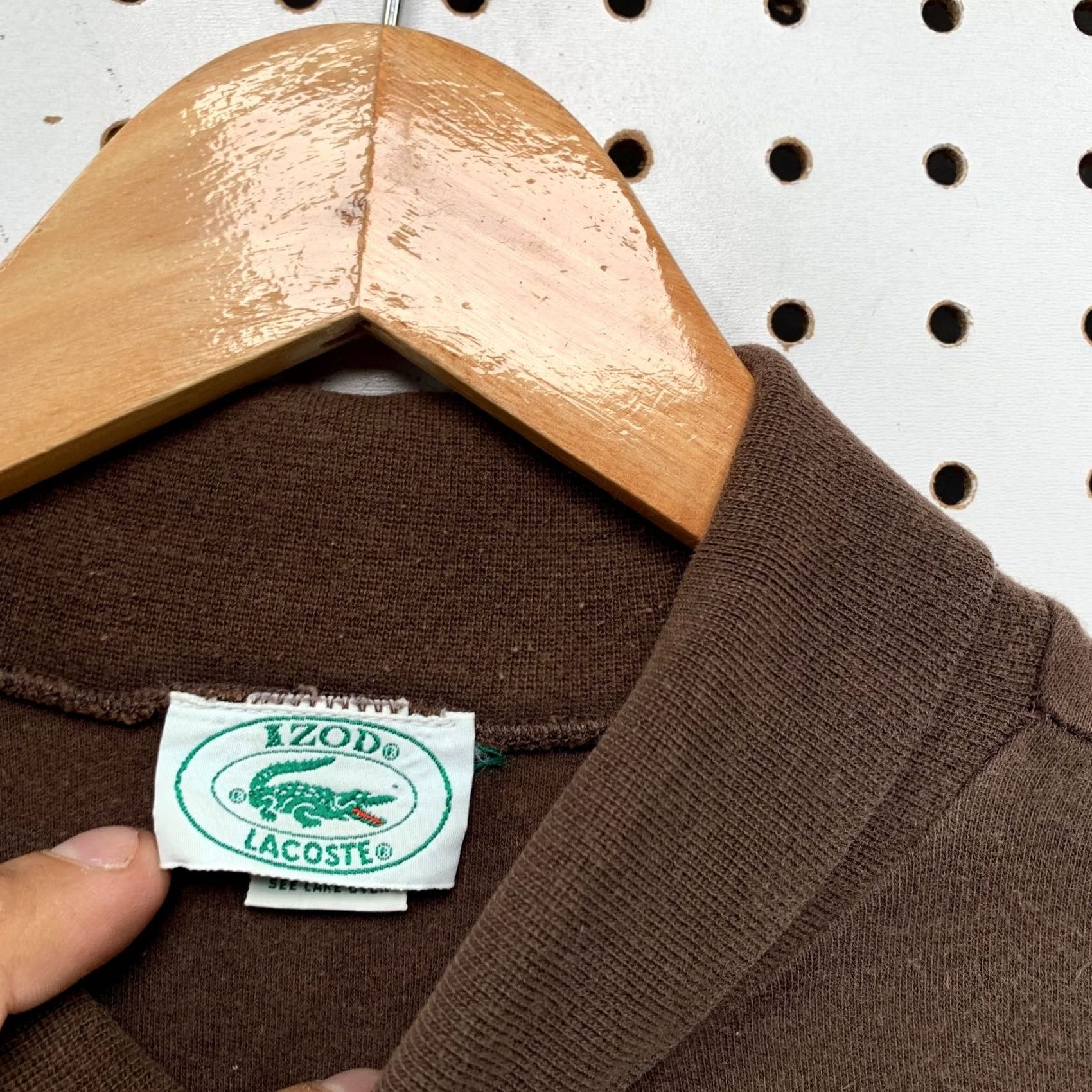 Lacoste VINTAGE Lacoste IZOD Turtleneck Shirt Mens M Brown Long Made USA Sleeve Size US M / EU 48-50 / 2 - 3 Thumbnail